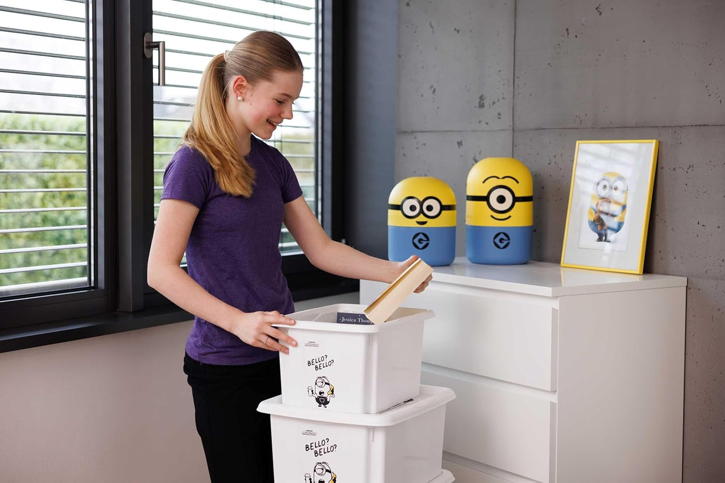 Aufbewahrungsbox Minions bob, 6 Liter, 6 L