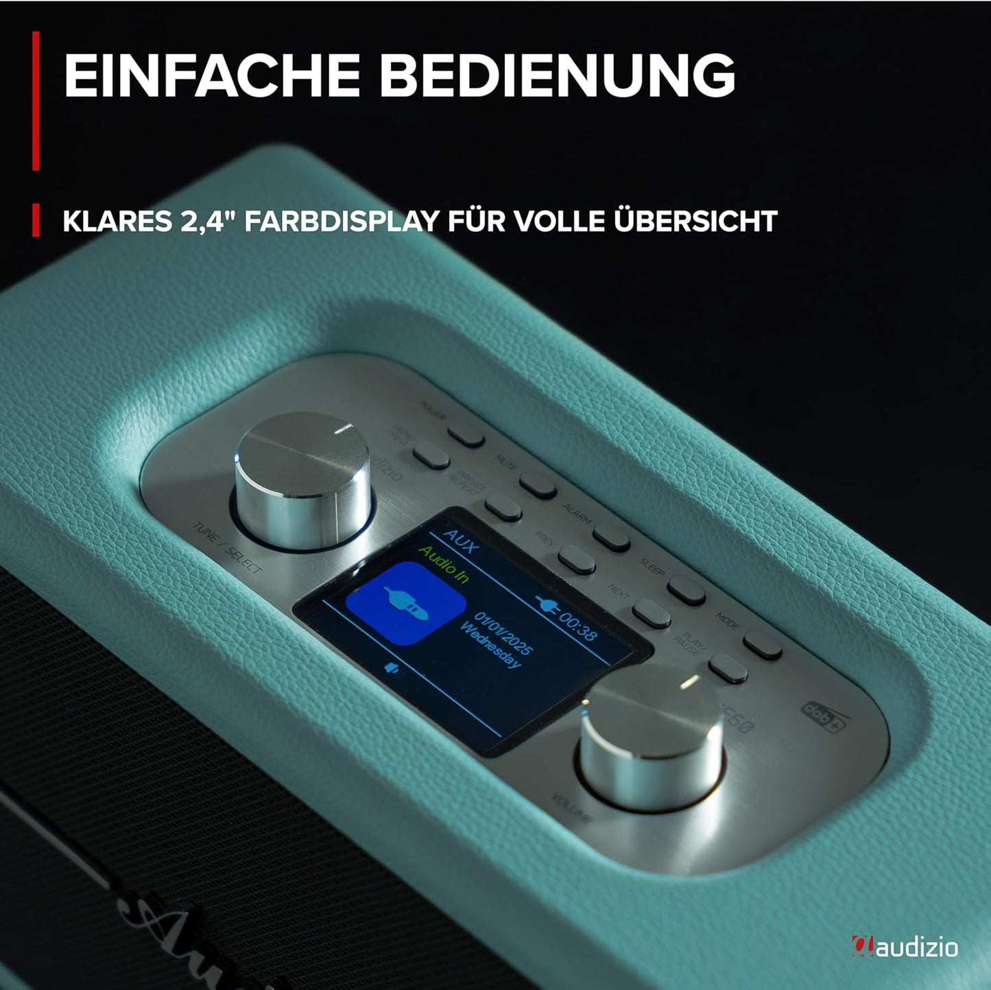 DAB+ Radio Tune60 Blau, Blau