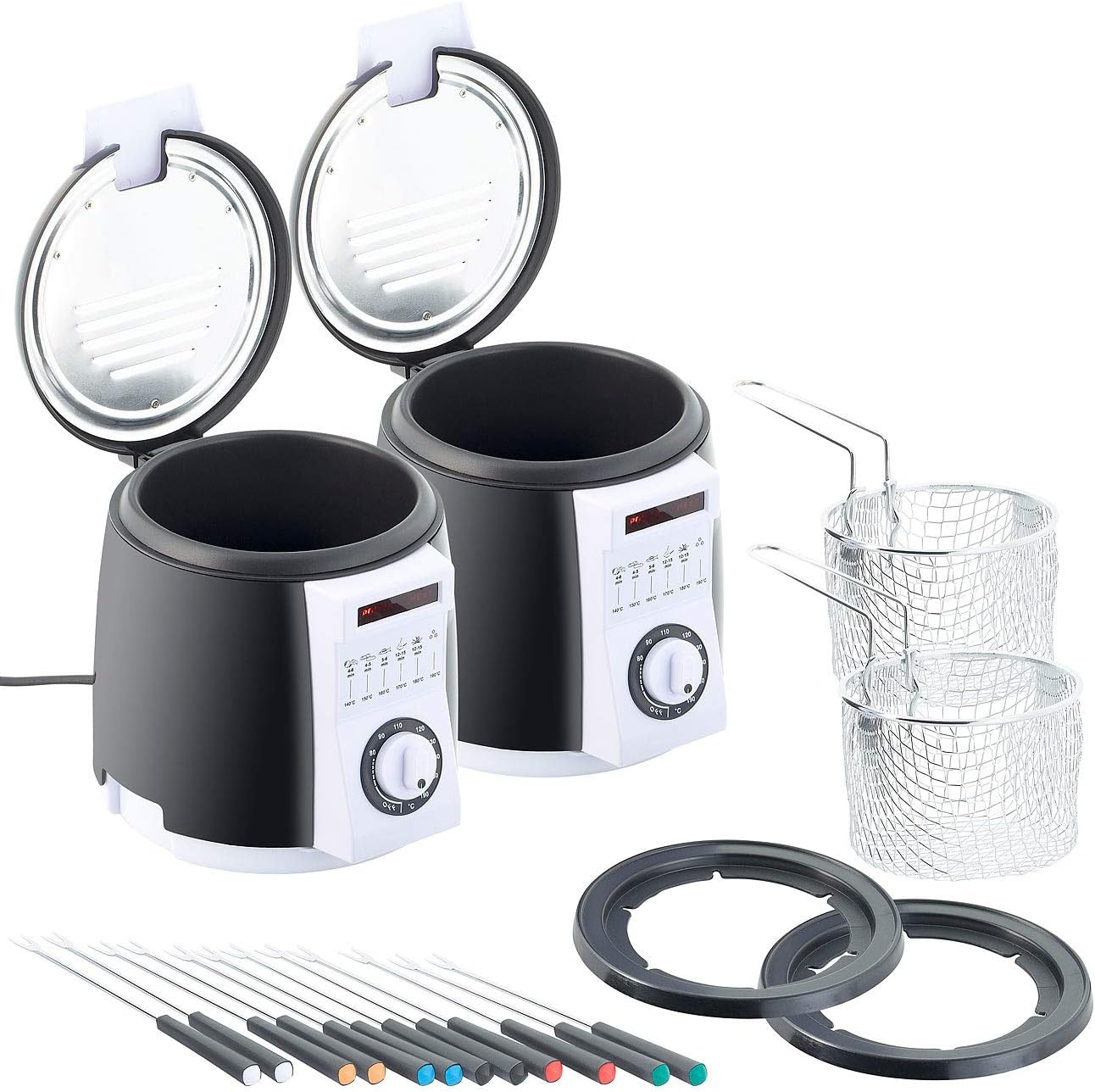 2er-Set Minifritteuse & Fondue-Set