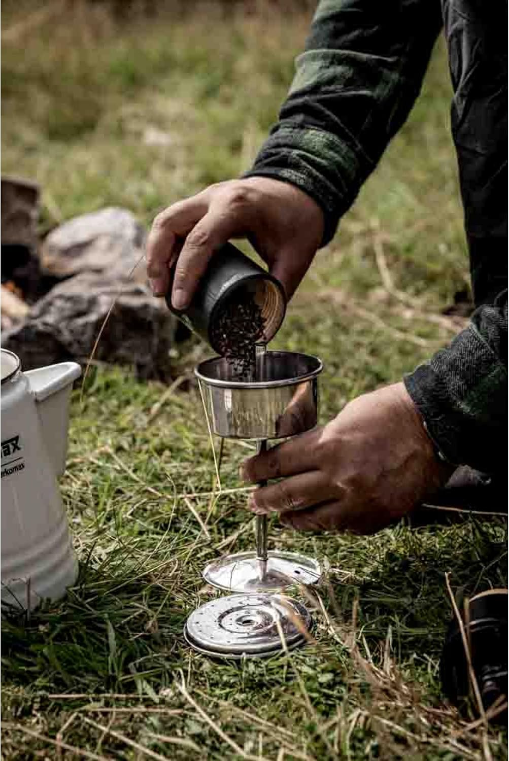 Handkaffeemühle mit einstellbarem Mahlgrad