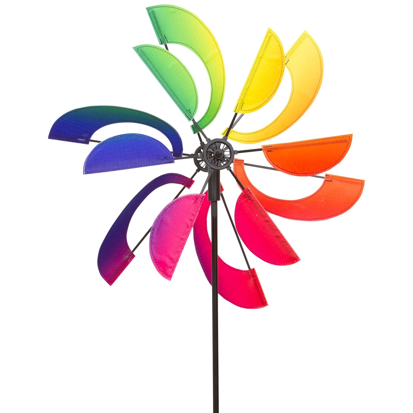 Windspiel Windmühle wetterfest, Rainbow Swirl