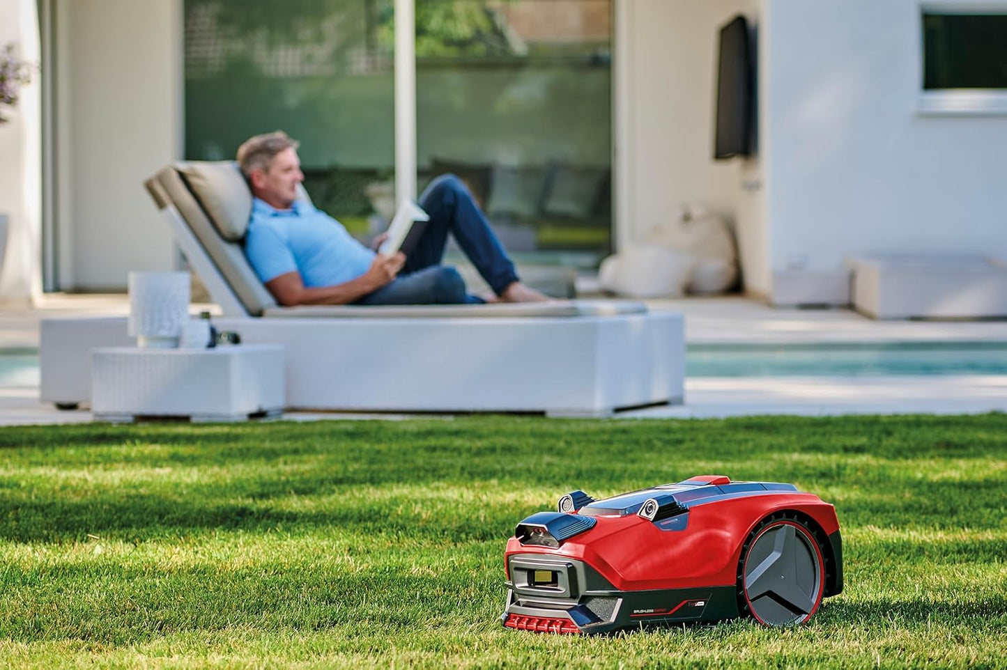 Mähroboter mit Kameranavigation, Mähroboter