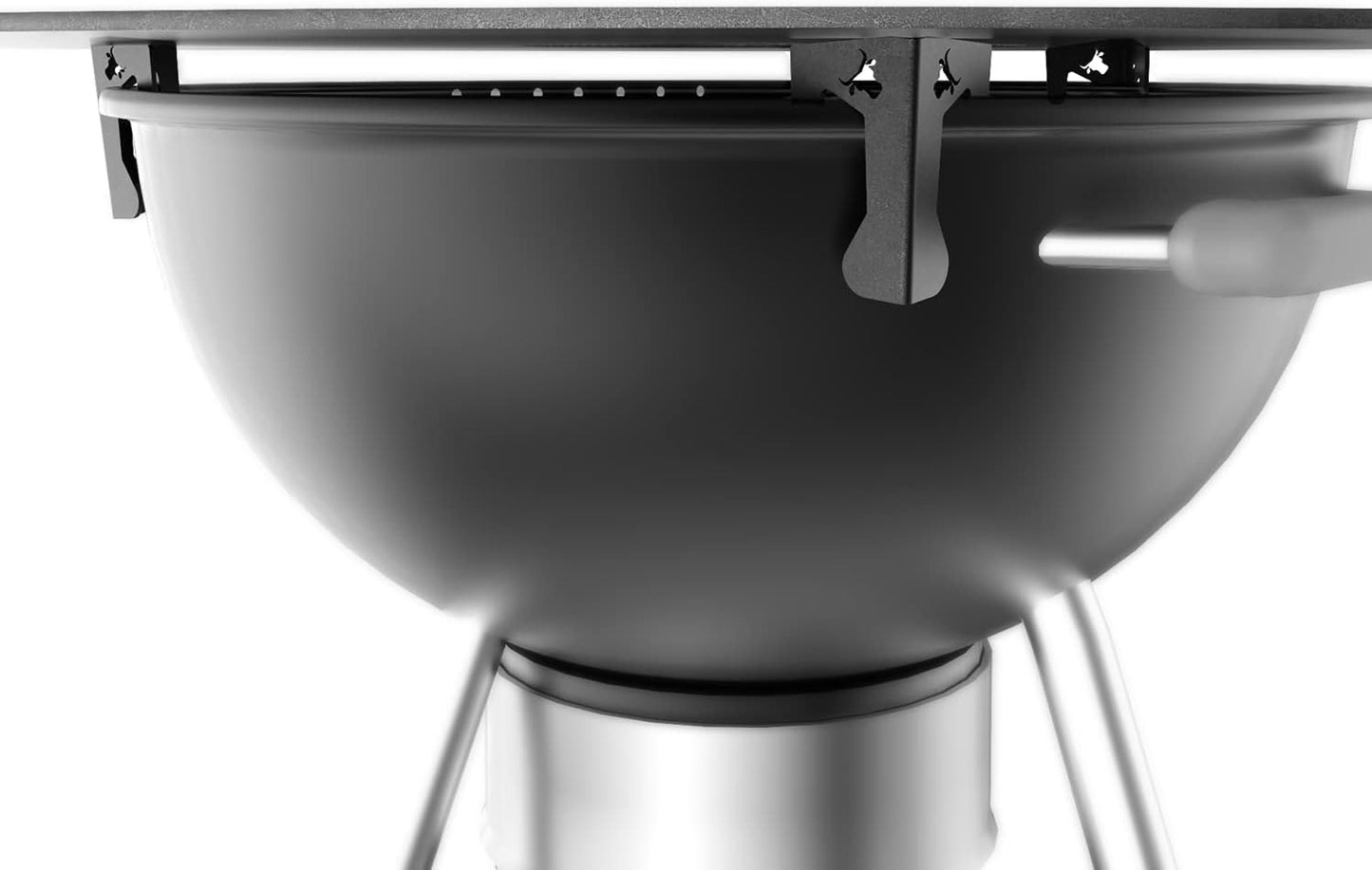 3-teiliges Abstandshalter Set für Grillring, Abstandshalter 3er Set