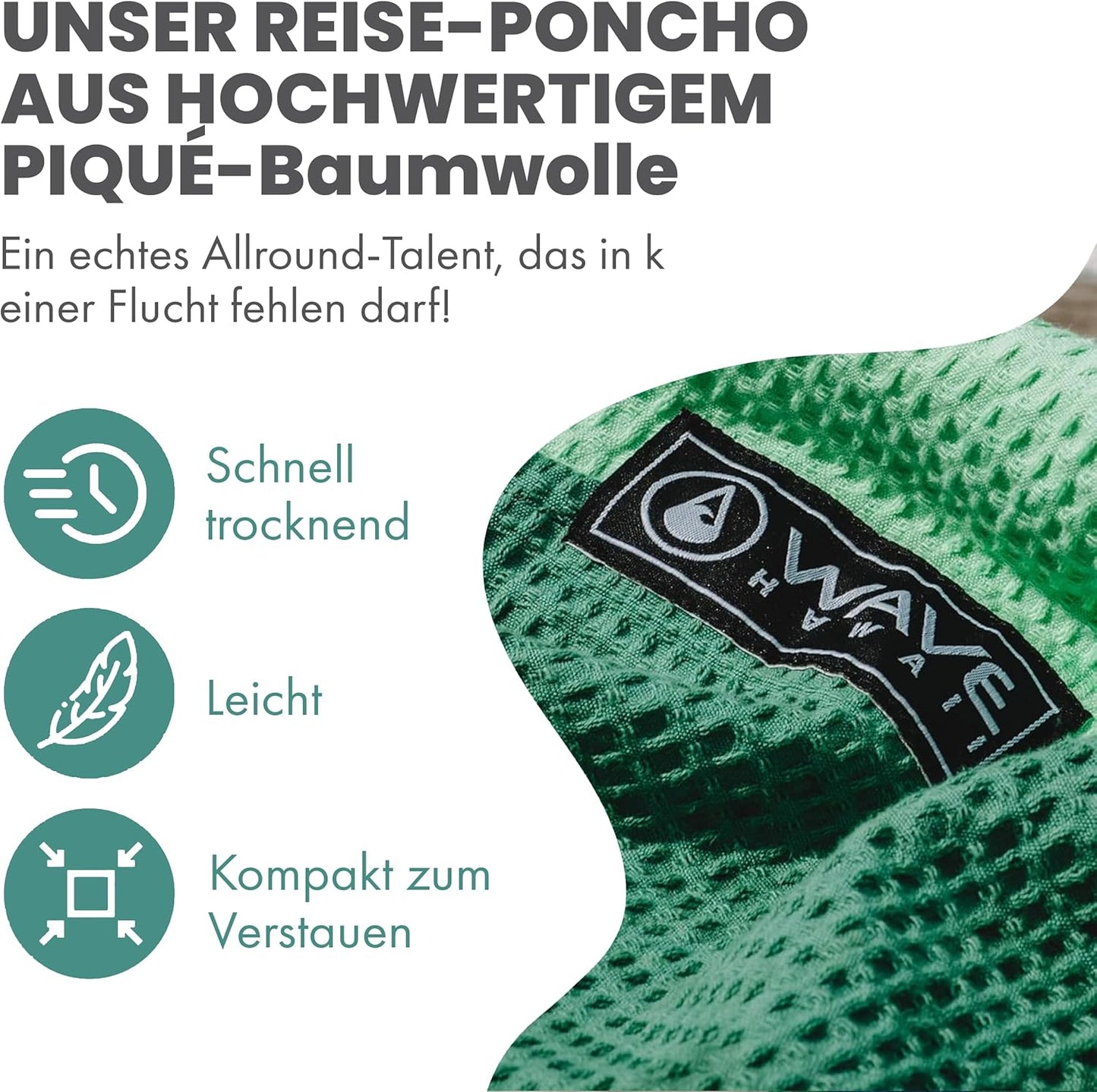 Bade-Poncho Breese, Mehrfarbig Breese