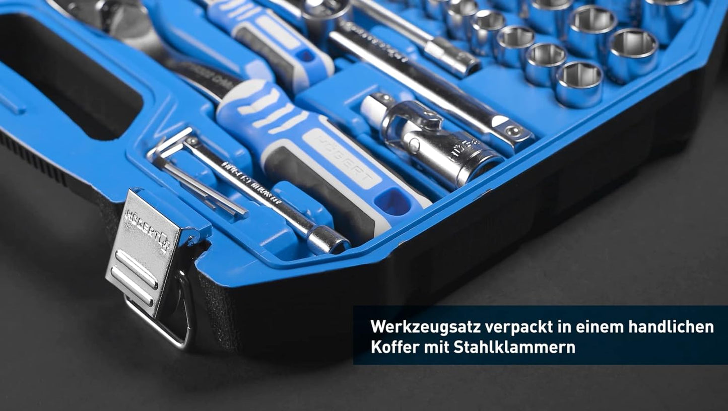 Werkzeugsatz, 112-tlg., 112-tlg, Schwarz/Blau