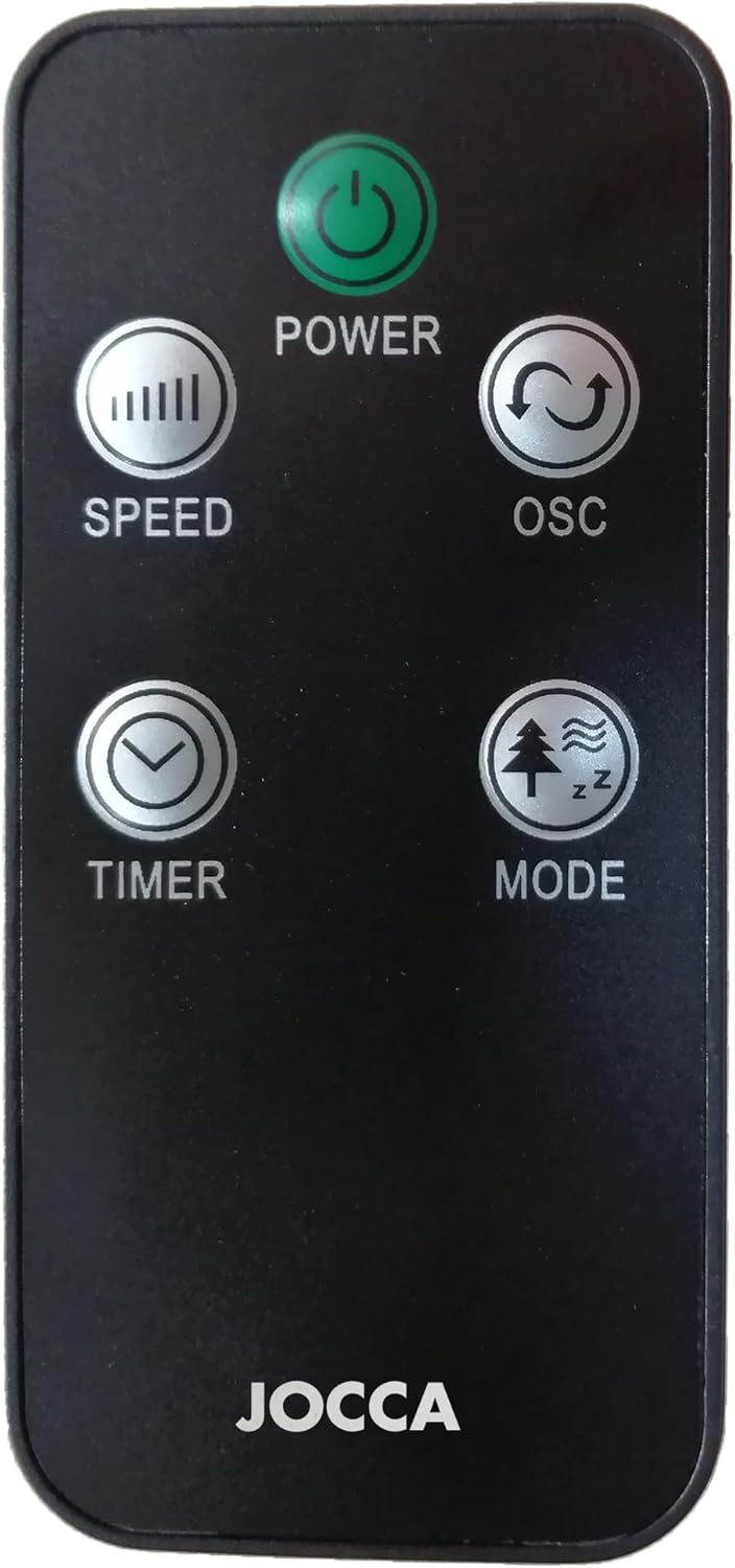 Turmventilator mit rundem Sockel, Schwarz 50 W