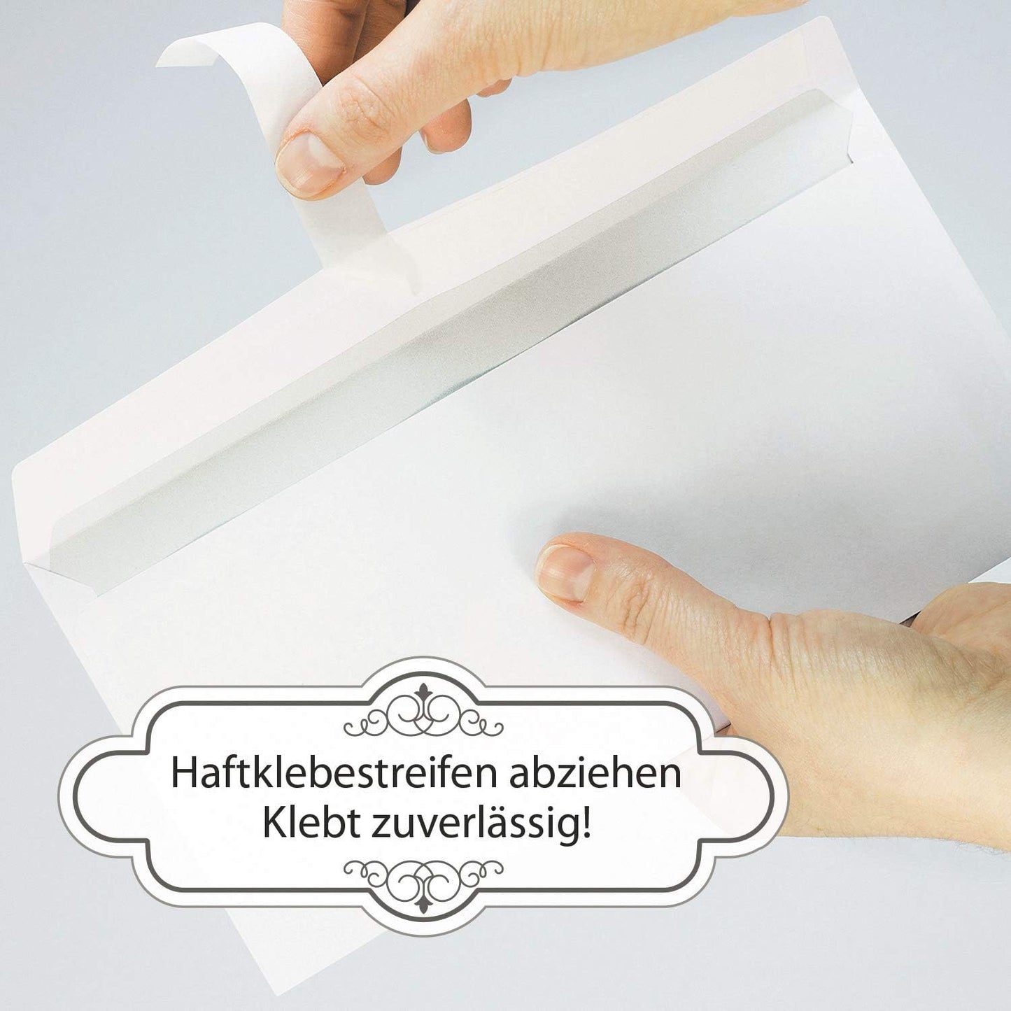 Briefumschläge DIN lang mit Fenster (1000 Stück), 1000 Stück