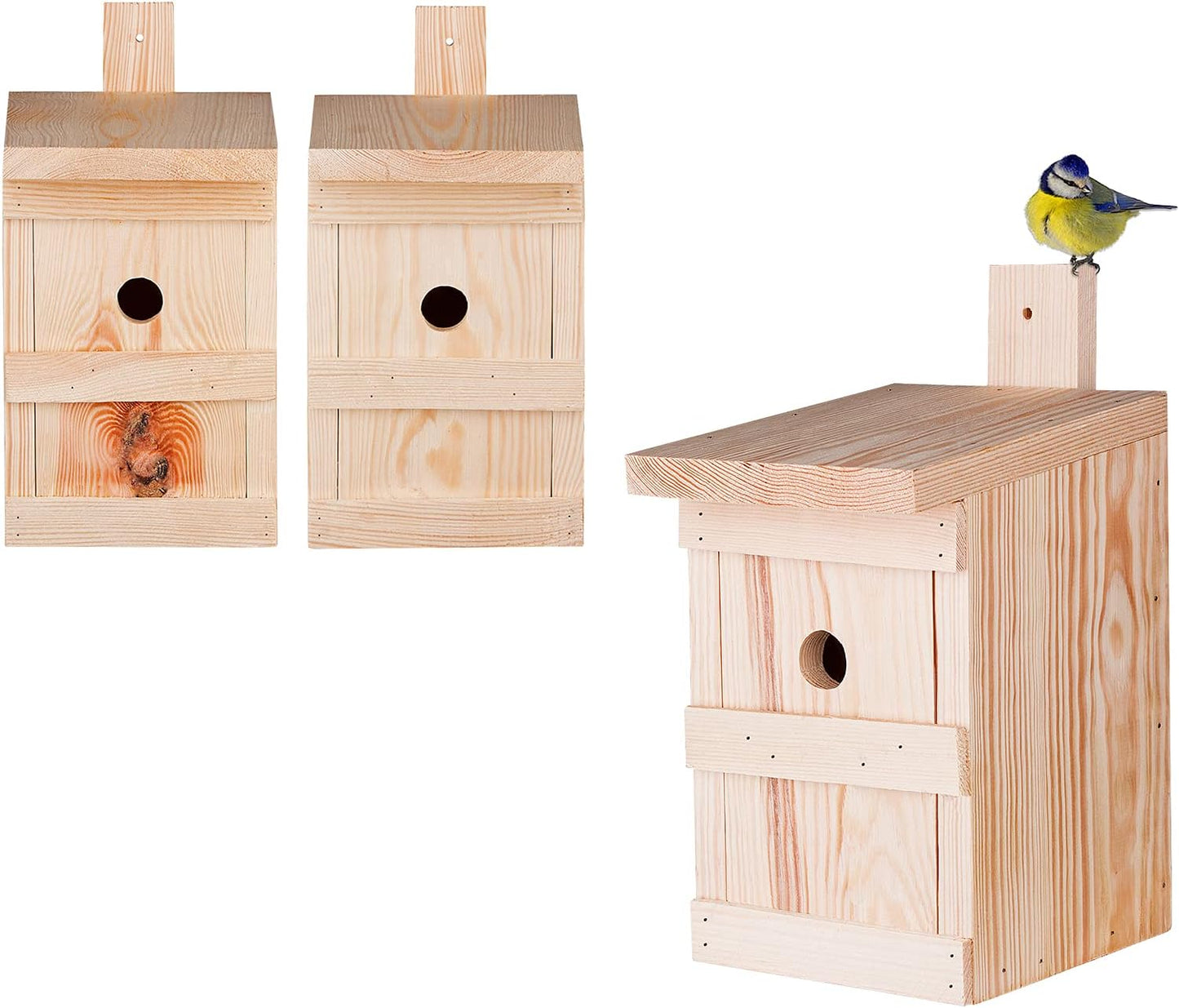 Nistkasten-Set für Meisen & Kleinvögel (3 Stück), 3 Stück