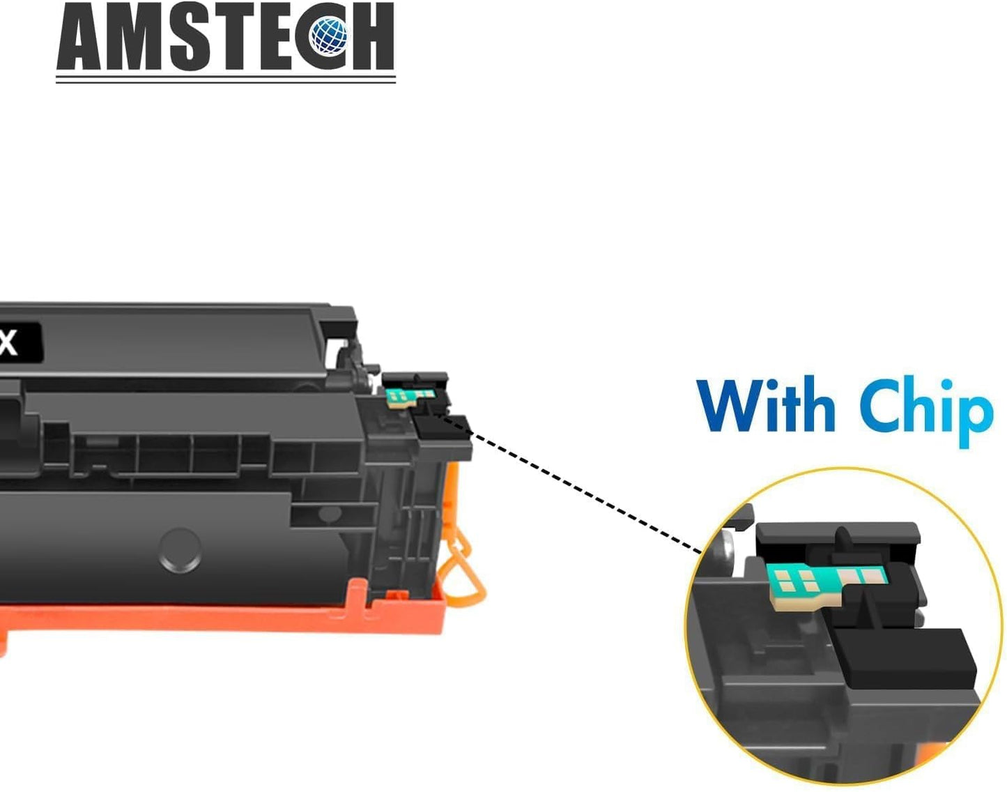 Ersatz-Toner für HP Laserjet Pro MFP M283fdw, 207X-4PK-colour-WC