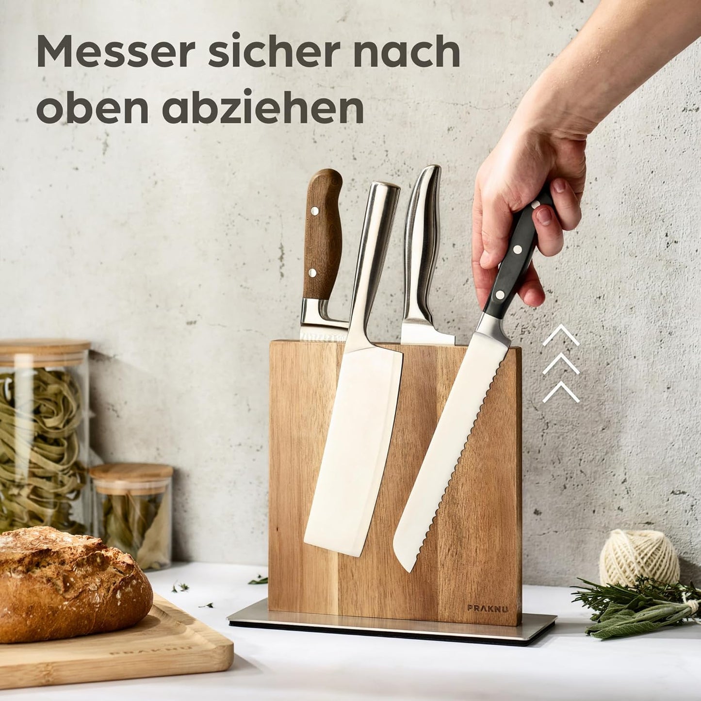 Magnetmesserblock
