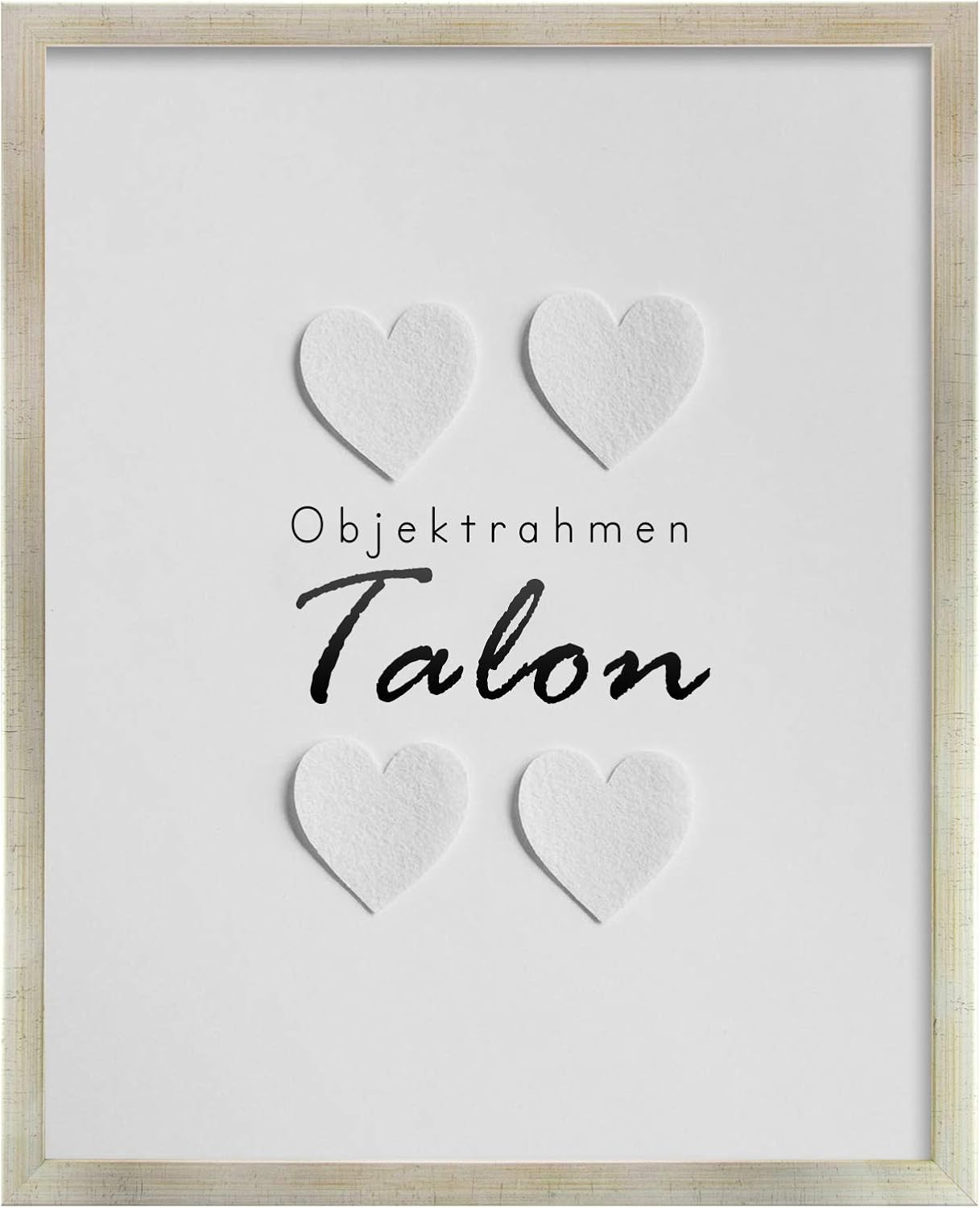 3D Objektrahmen Talon Space, 20x20 cm Champagner