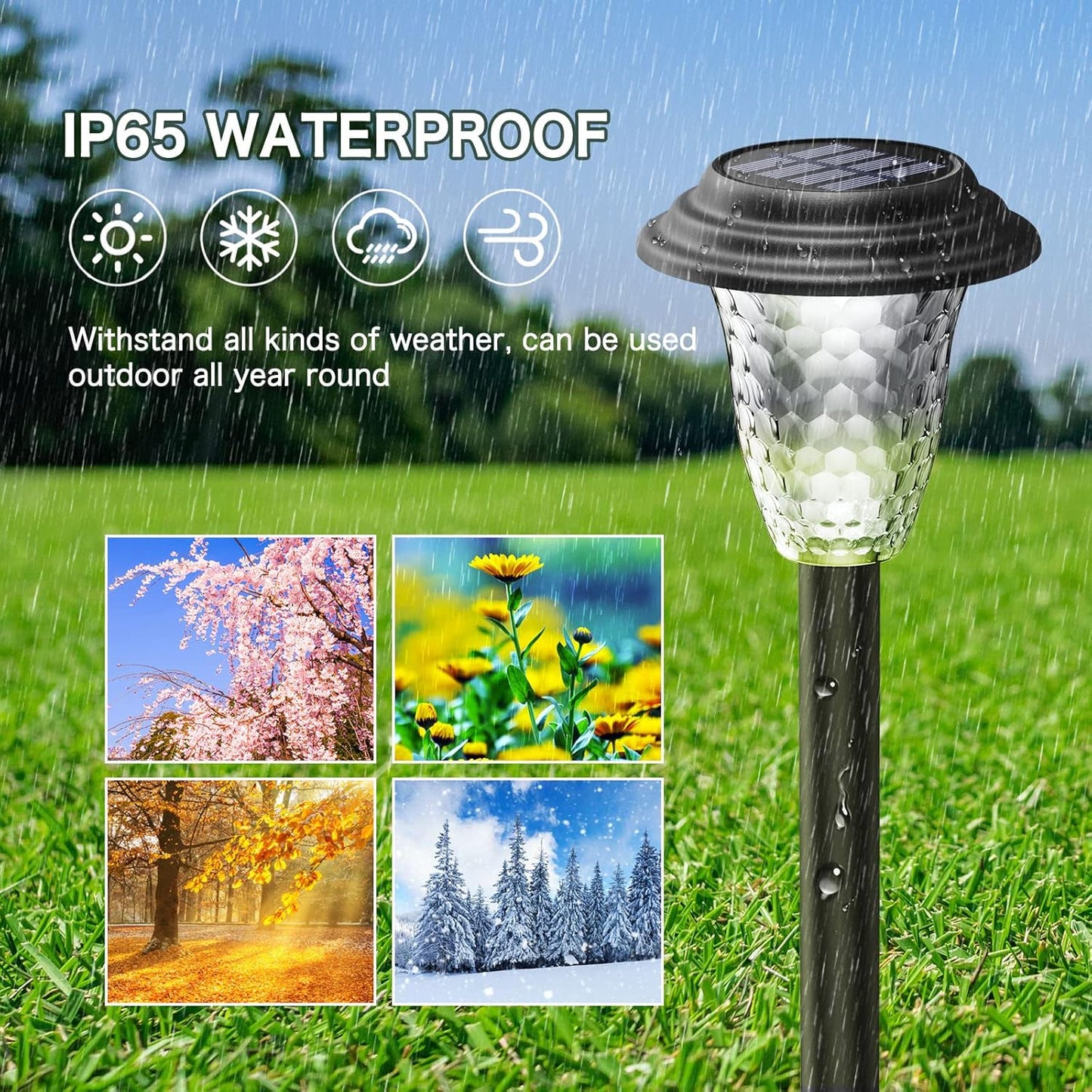 8 Stück Solarlampen