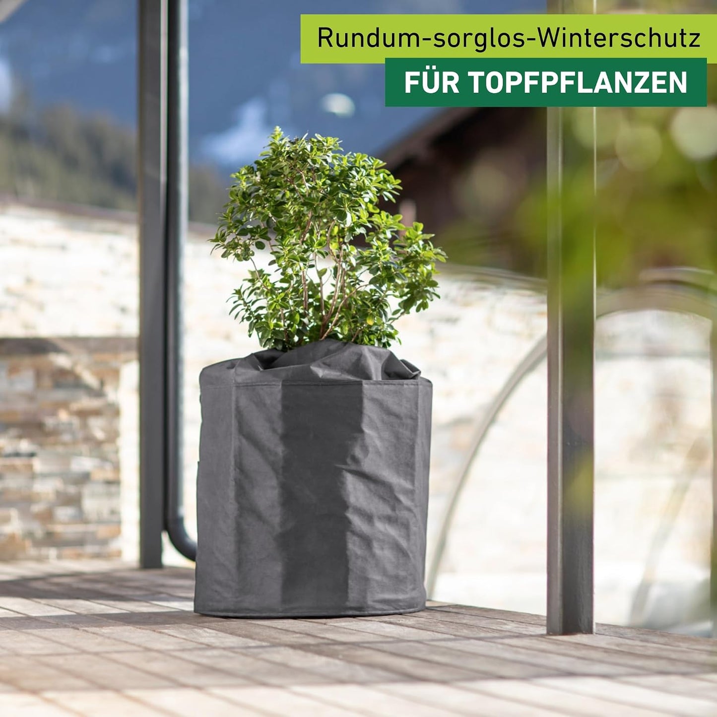 Winter-Topfschutz Superprotect XL (40-55 cm x 55 cm), Ø 40-55 cm x 55cm