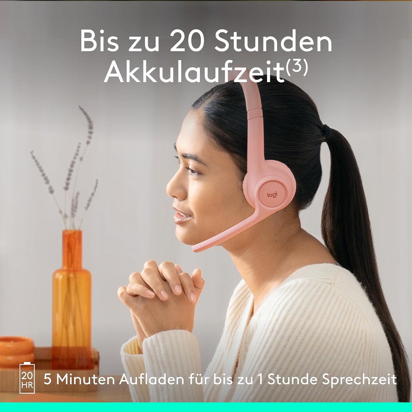 Zone 300 Wireless Bluetooth Headset, Zone 300 Standard Version Rosa