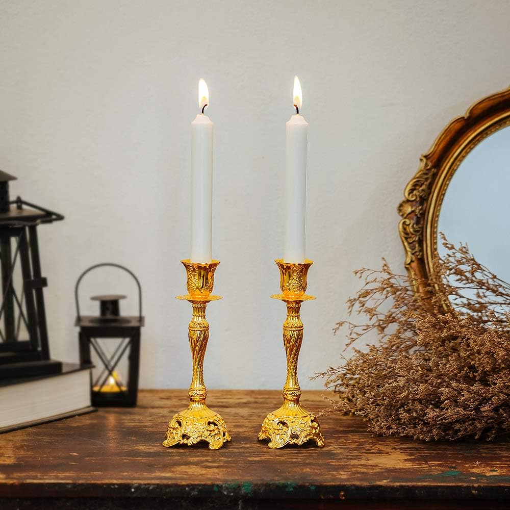 2er-Set Kerzenständer, Gold 2 × Groß