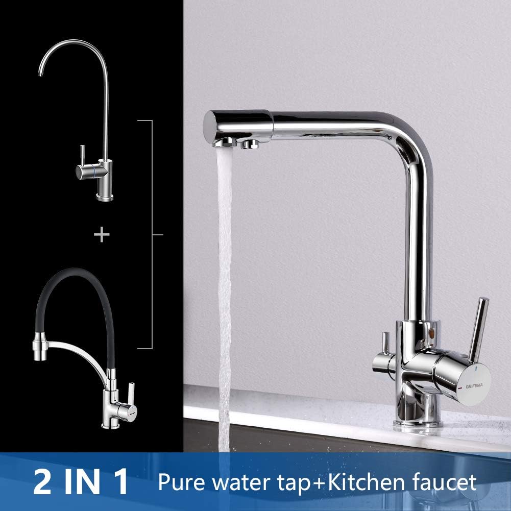 Wasserhahn, Silber|Hebel