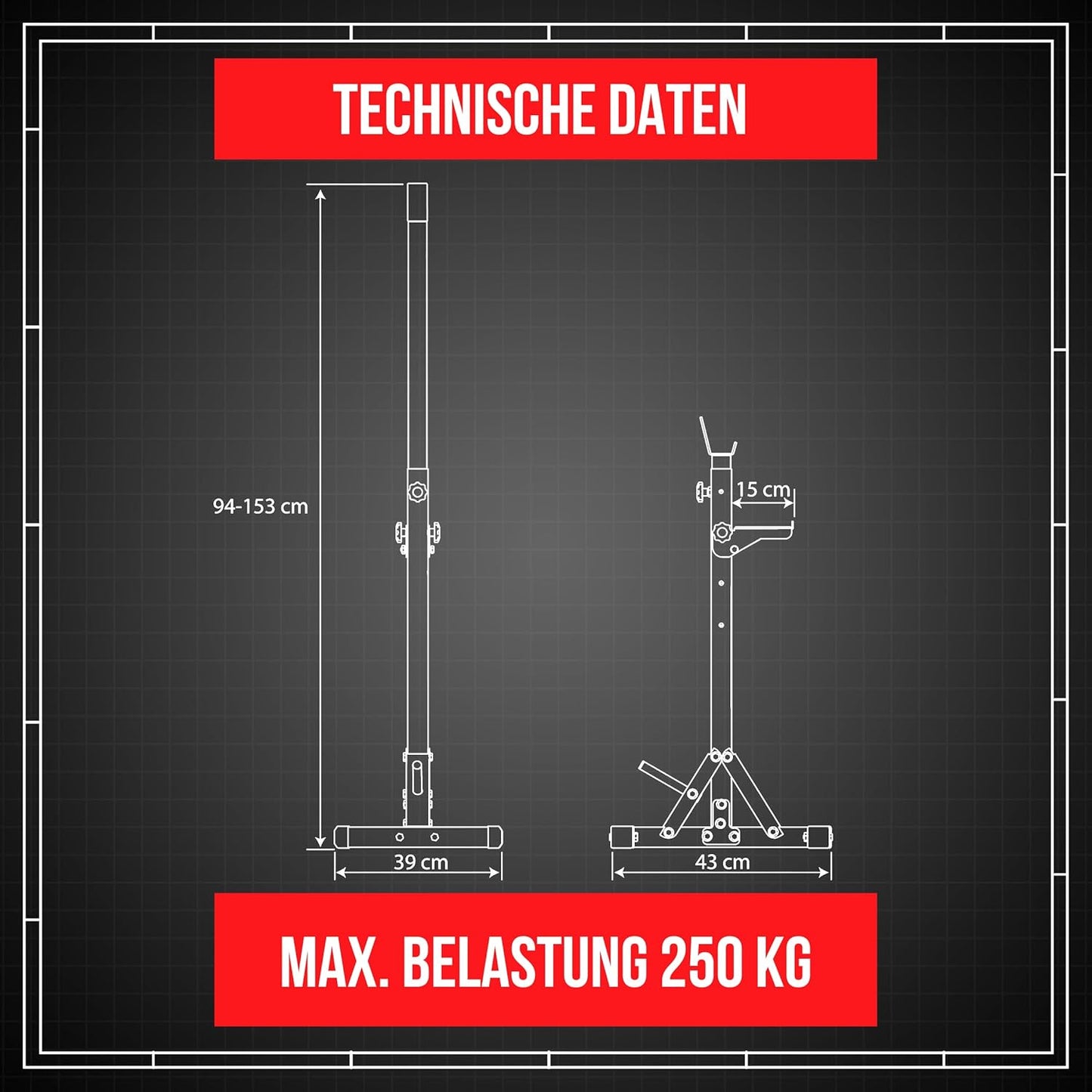Langhantelablage
