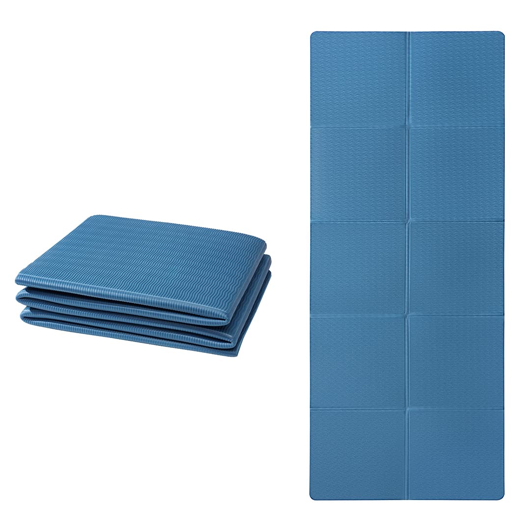 Faltbare Yogamatte, Marineblau