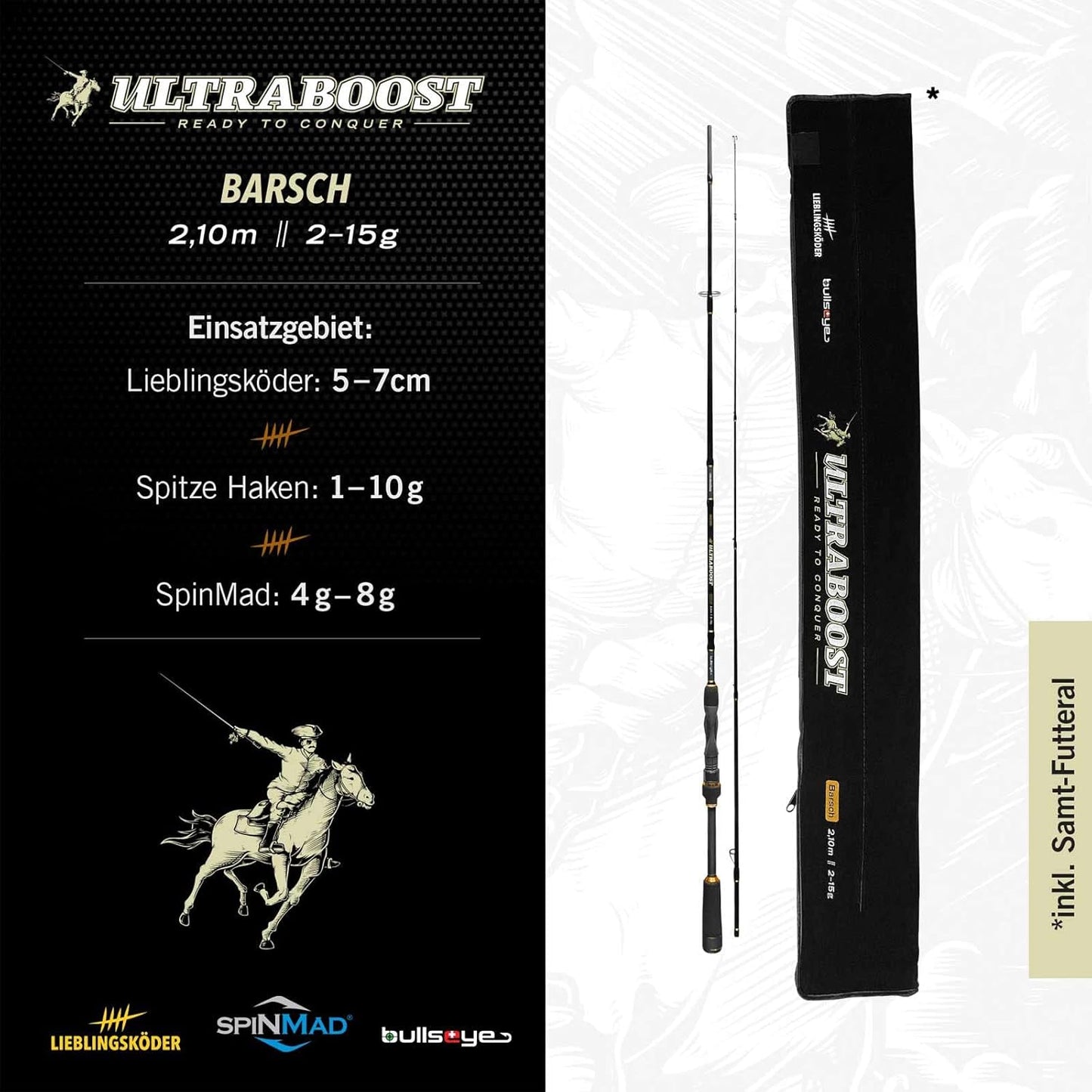 Ultraboost Barsch Spinnrute