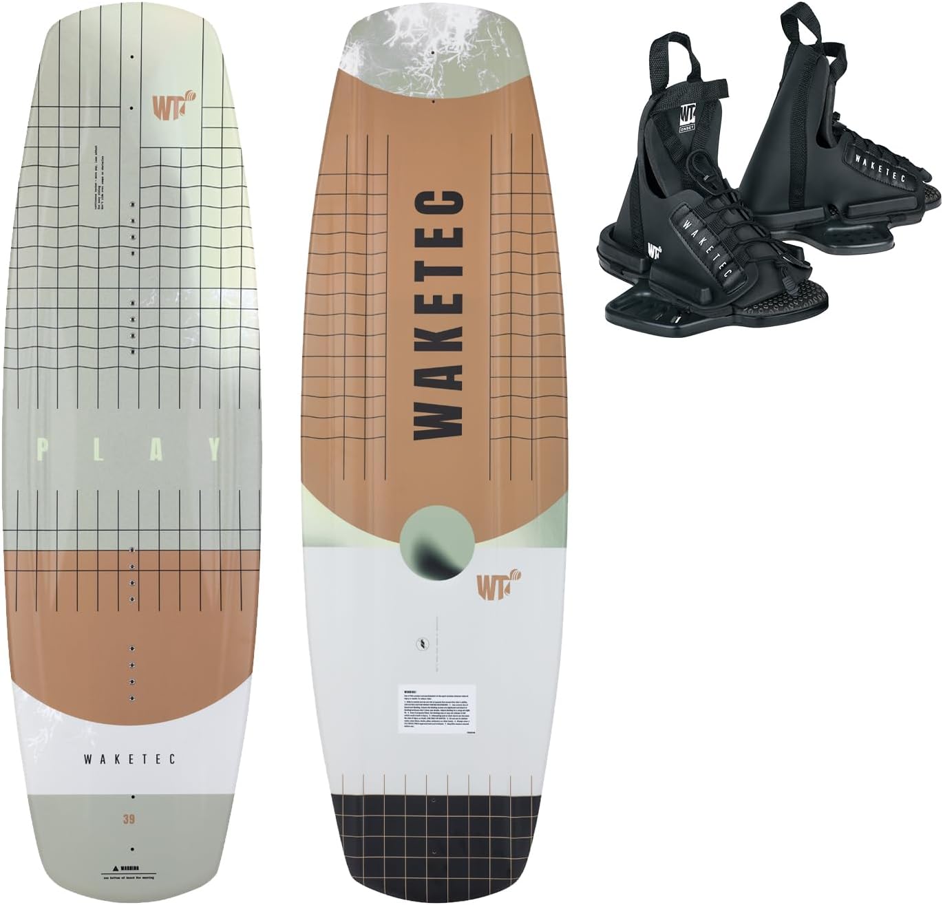 Wakeboard-Set Play mit Bindung, S/M 139.0 Zentimeter
