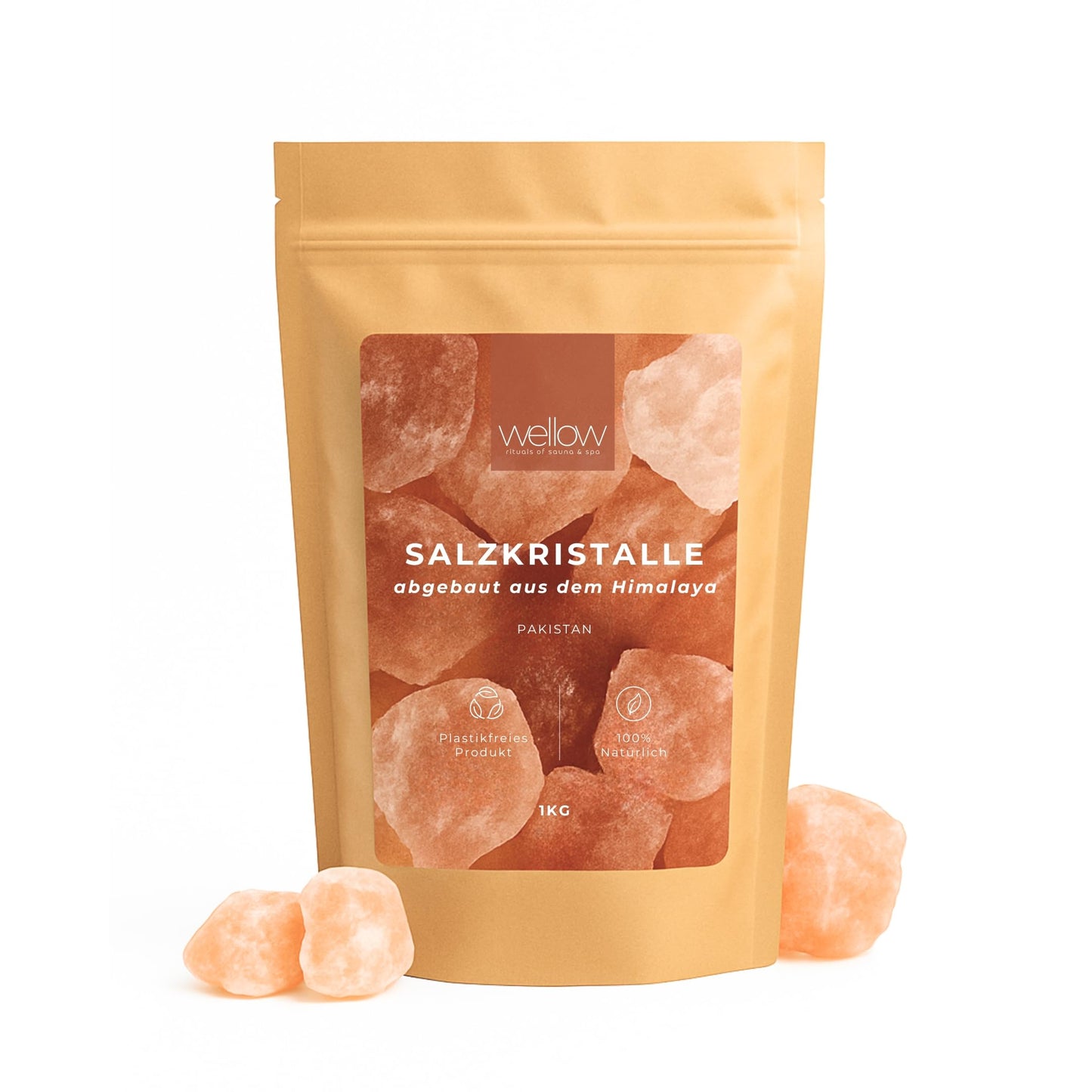 Himalaya Salzkristalle 1kg für Sauna & Solebad