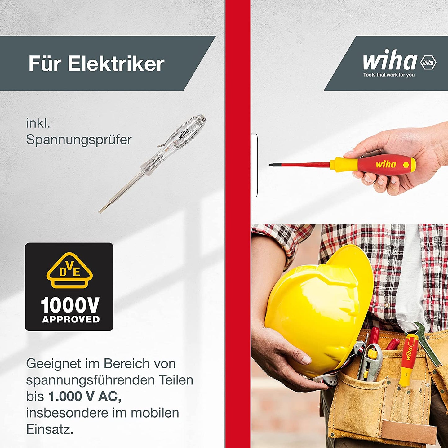 Best of VDE Werkzeug-Set für Elektriker, Set Elektriker, 12-tlg.