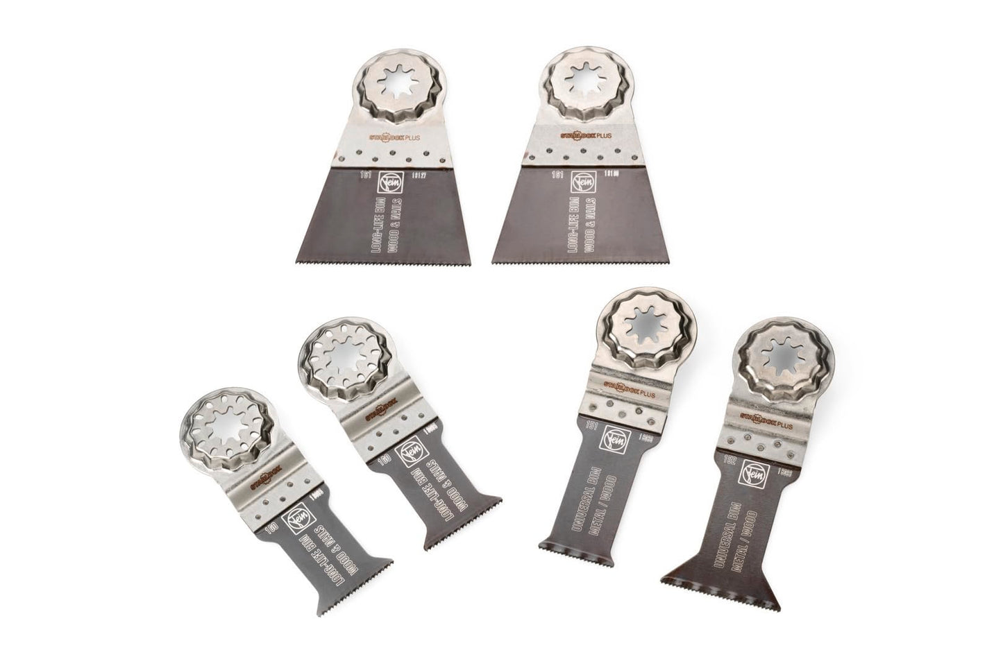Tauchsägeblätter-Set, Set mit 6 Klingen