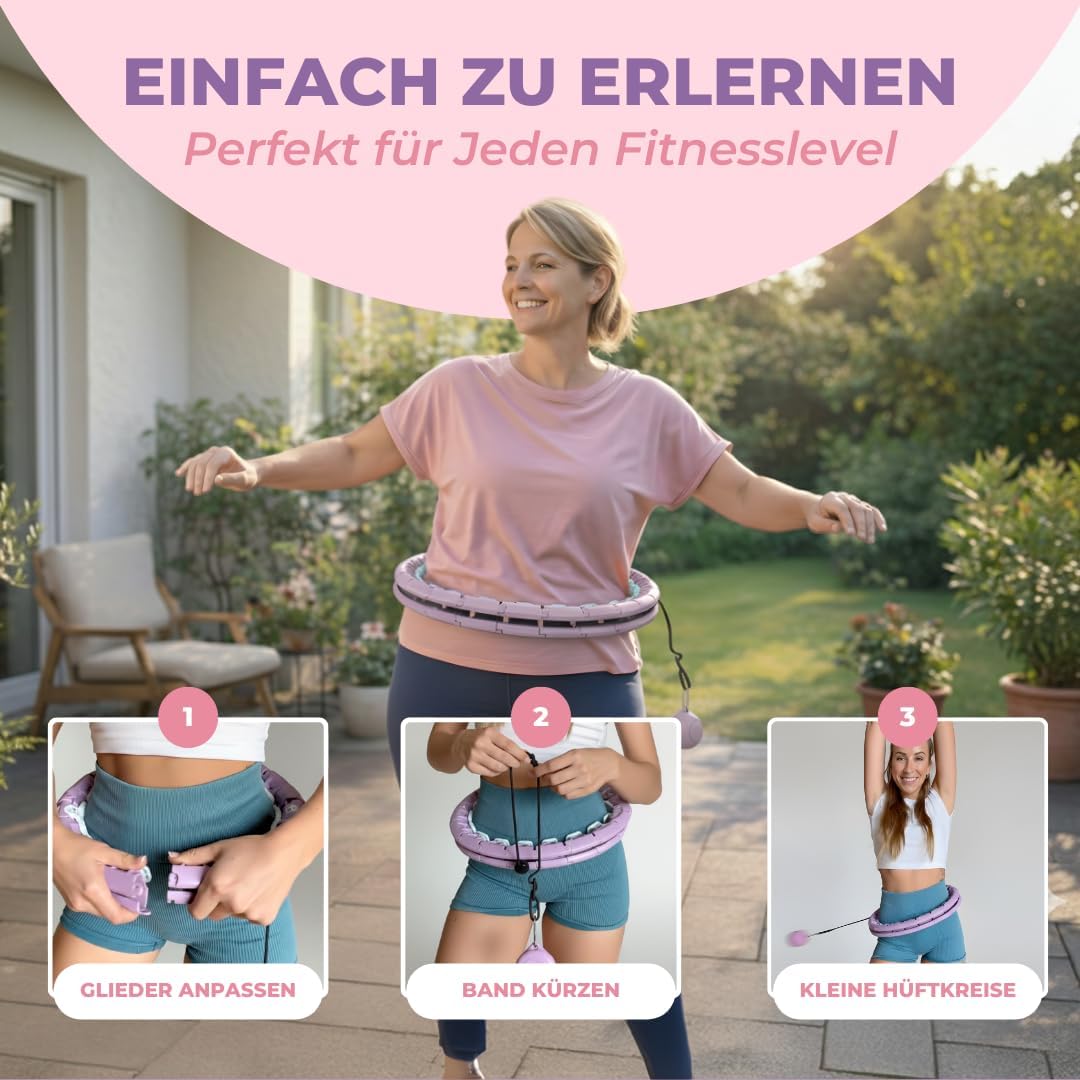 Smart Hula-Hoop für Erwachsene (Modell S2 XXL), Blau