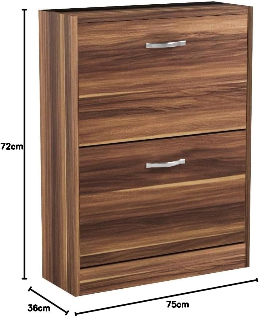 Schuhschrank mit 2 Klappfächern