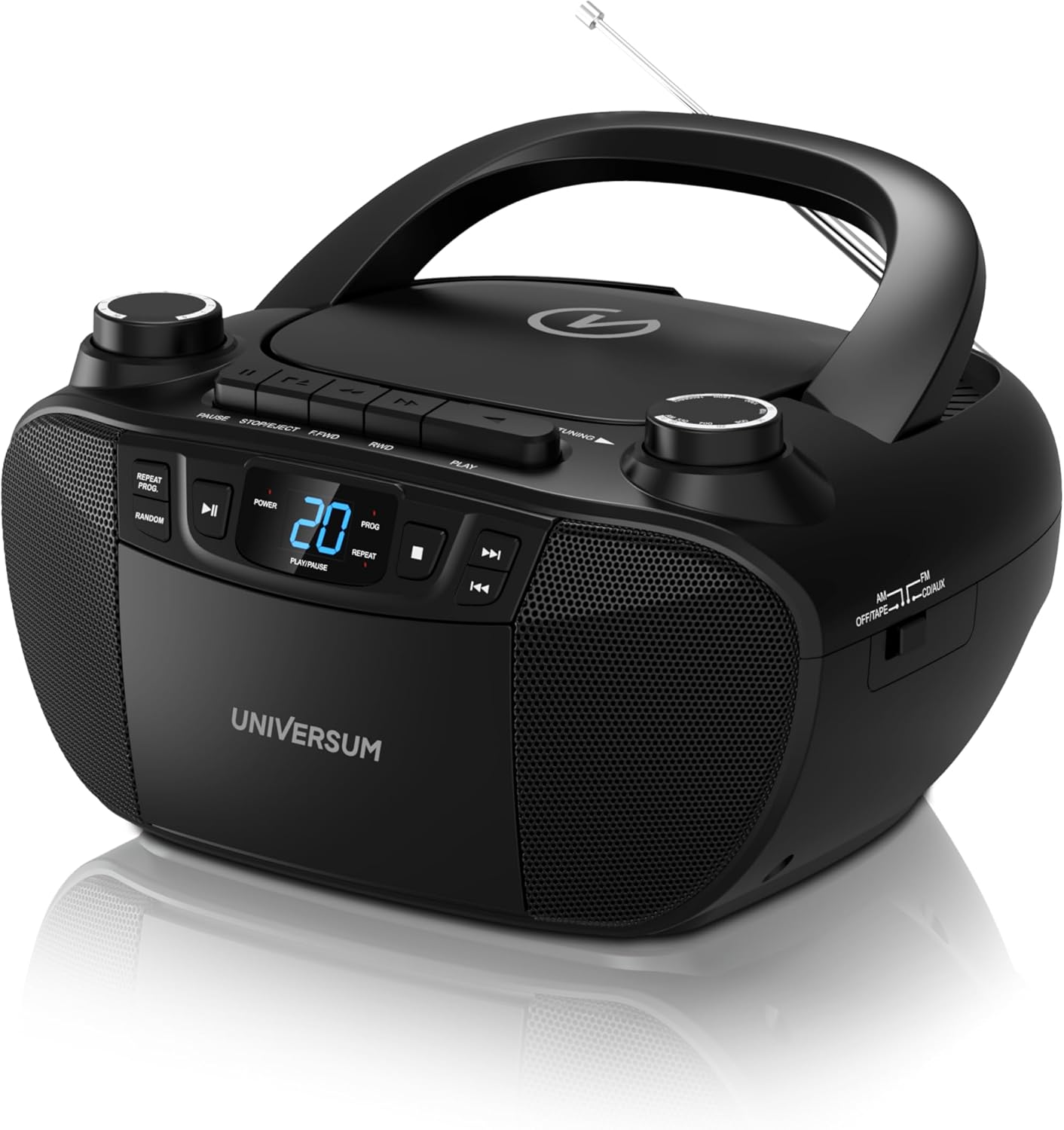 Tragbarer CD-Player mit Radio & Kassette
