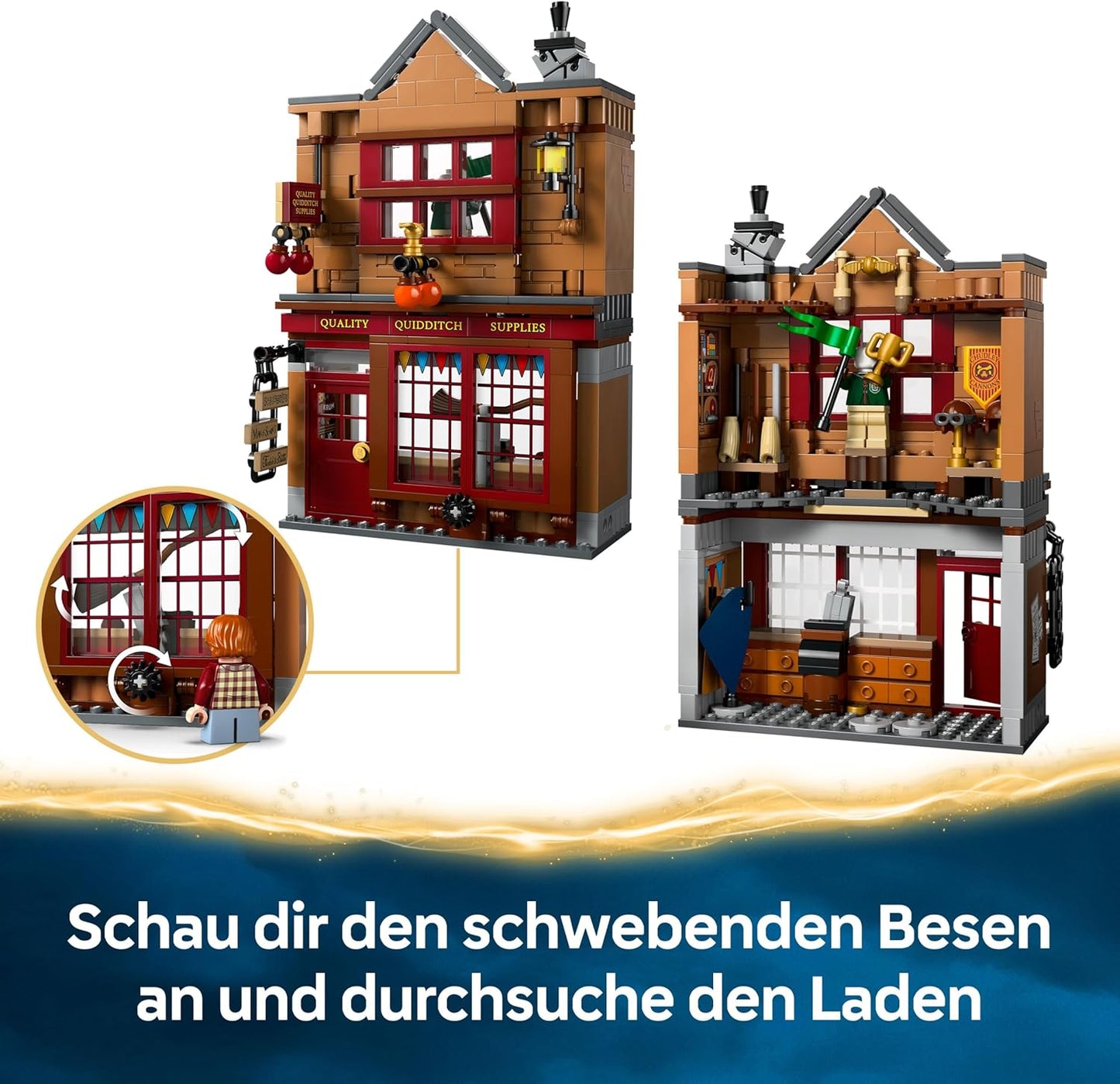 Harry Potter Qualität für Quidditch & Fortescues Eissalon