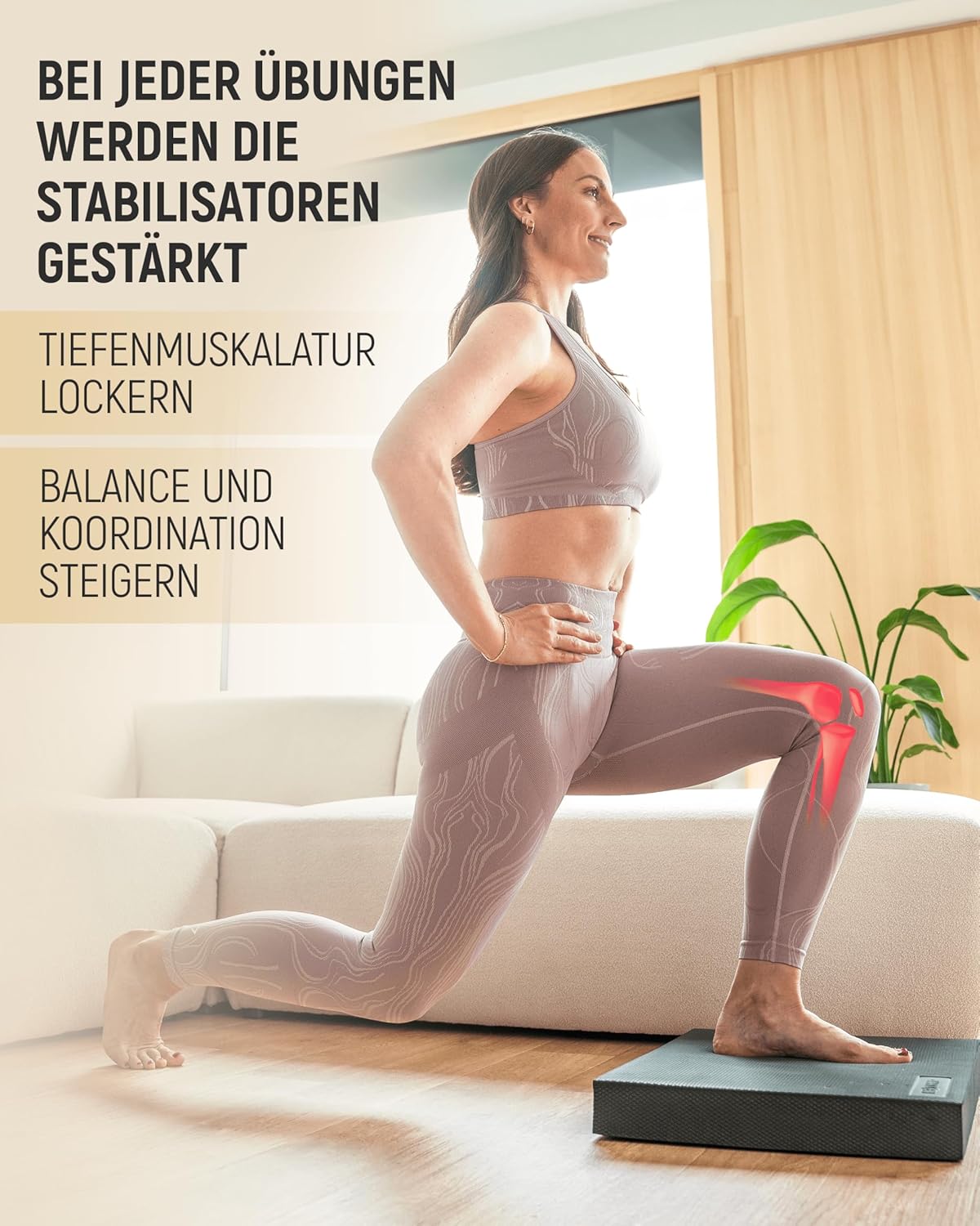 Balance Pad, Balance Pad grau 40 x 33 cm