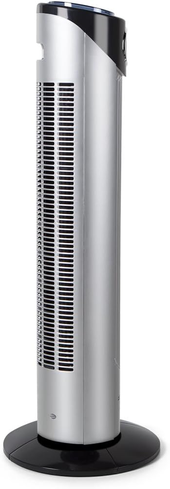 TWM 1010 Turmventilator mit Fernbedienung, Timer und Display, 89 cm.