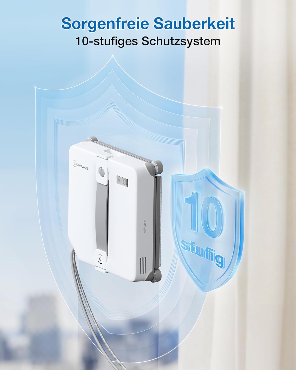 Fensterputzroboter Winbot Mini 2 mit Ultraschallfunktion, Mini 2