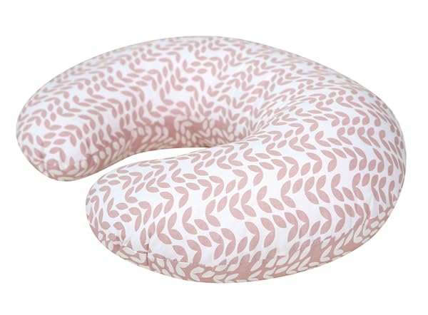 Ergonomisches Stillkissen, Öko-Tex Standard 100, Blatt Rosa Classic