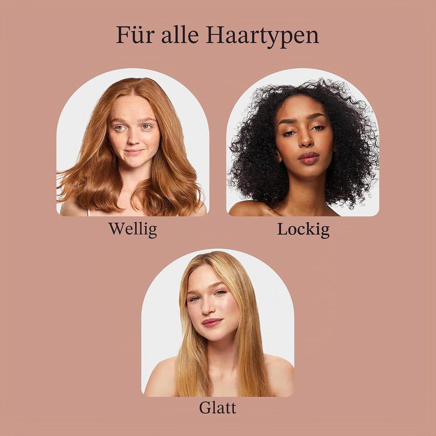 Mikrofaser Handtuch für Haare Anti-Frizz Wrap, Rosa