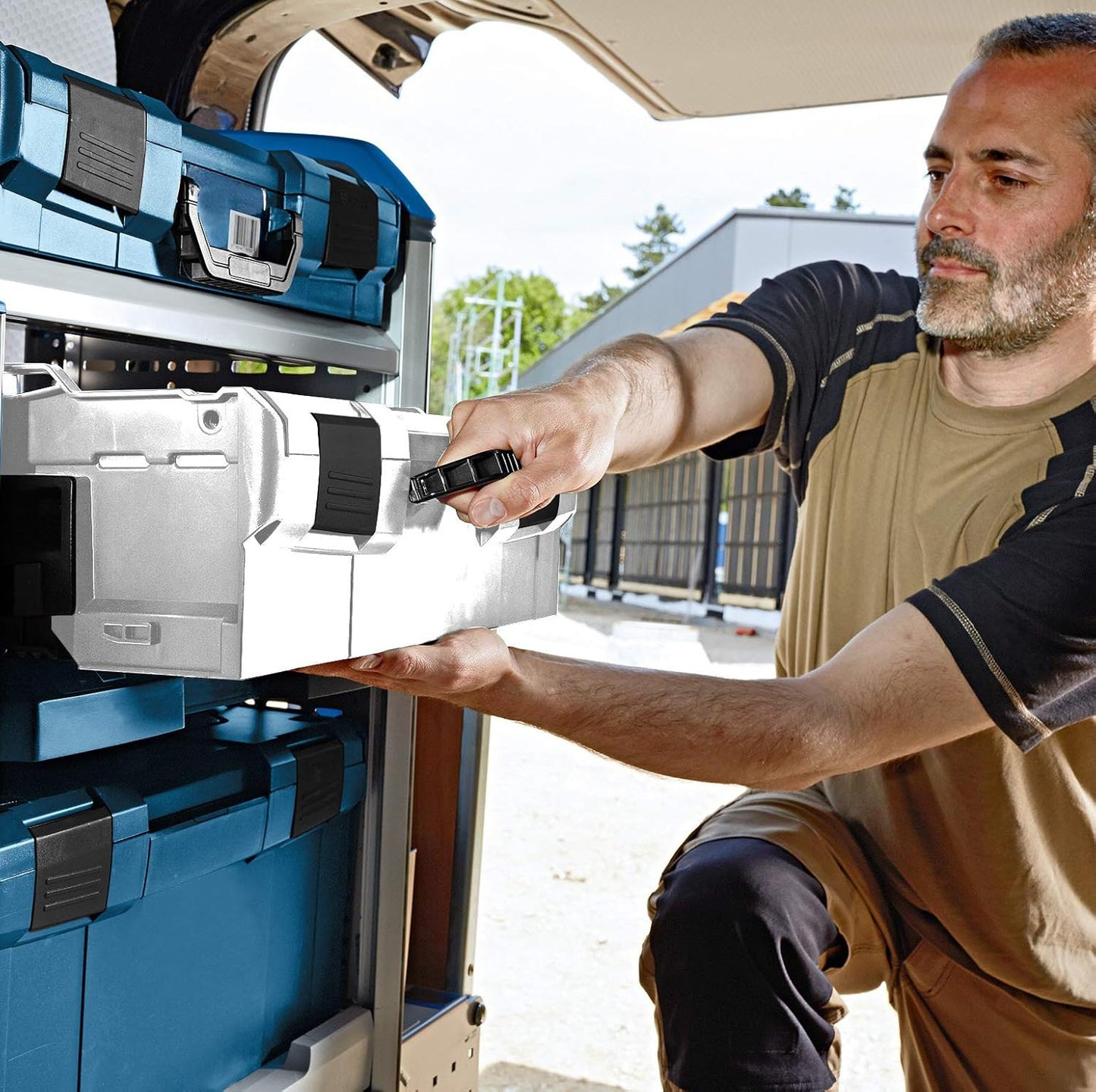 Sortimo L-BOXX Werkzeugkoffer, Grau