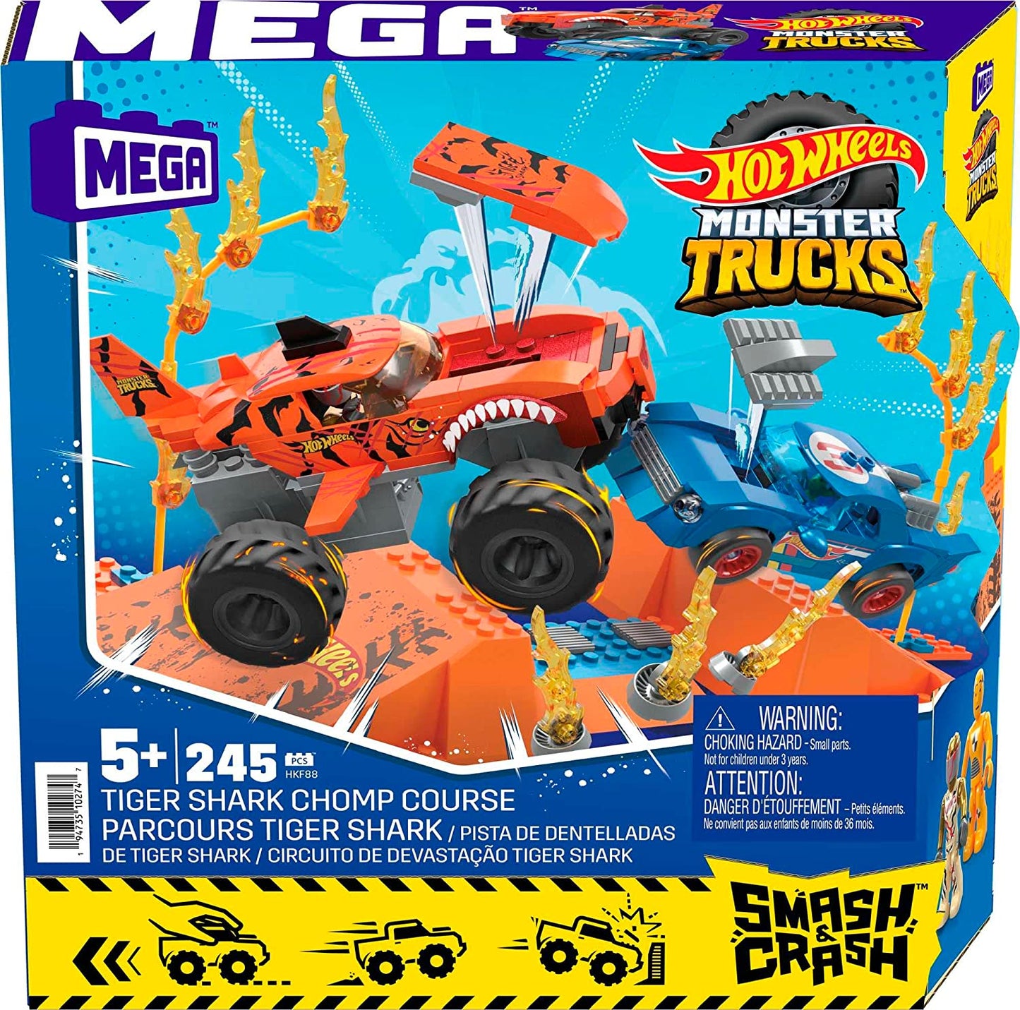 Monster Trucks Tiger Shark Crash Wettkampf, Spielfahrzeug