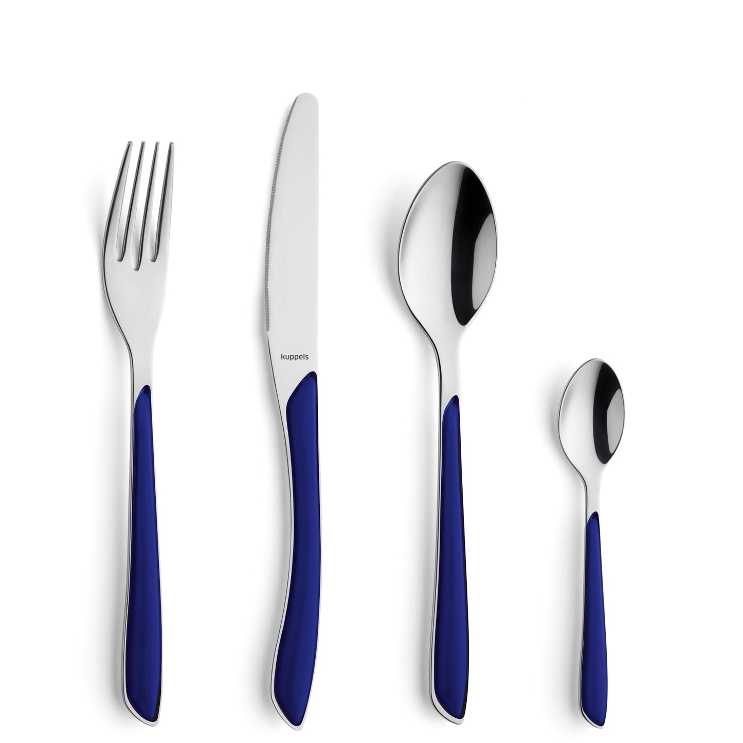 Besteck-Set Prisma, 24-teilig Indigoblau