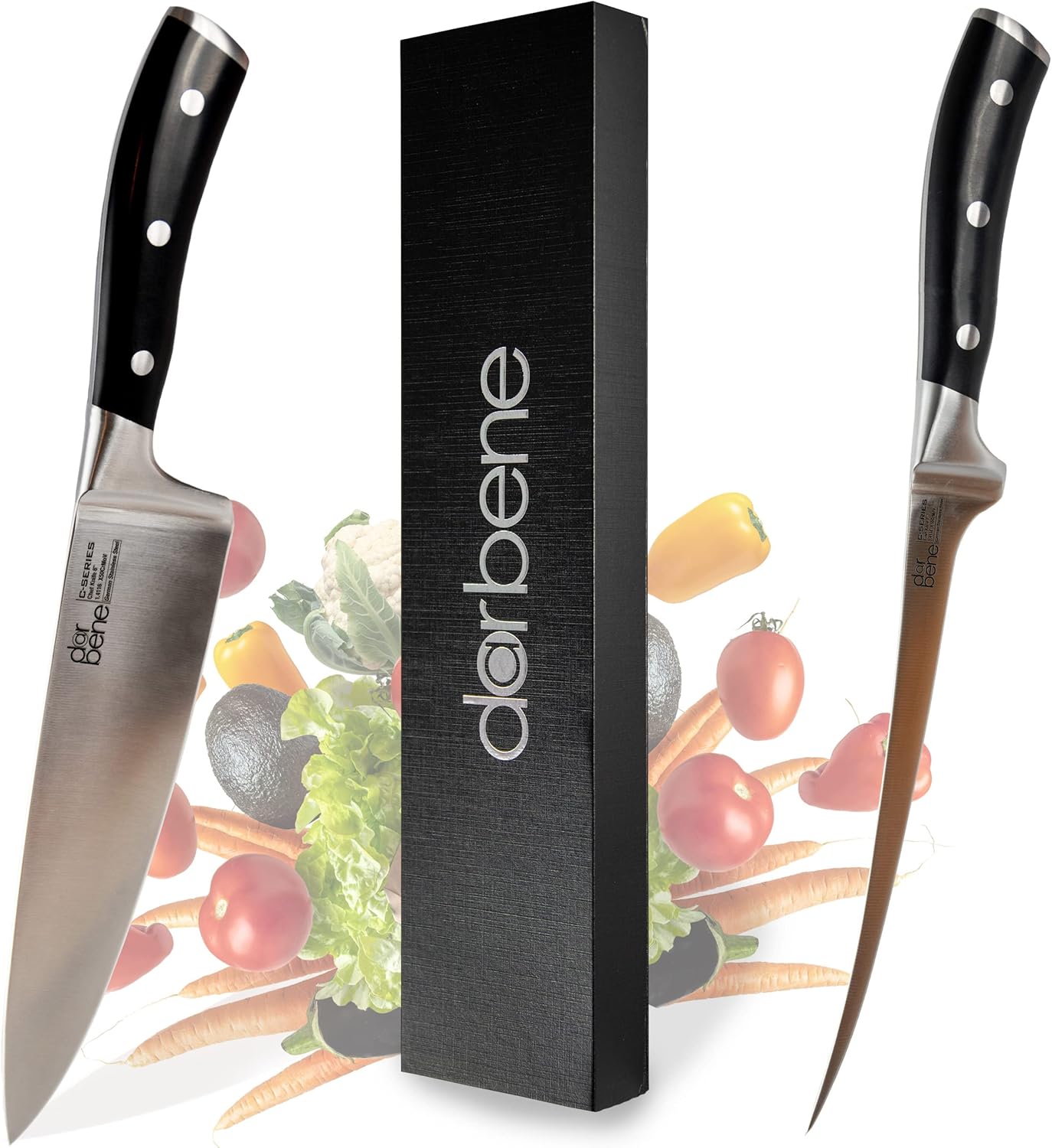 Küchenmesser-Set, C-2er Set Chef