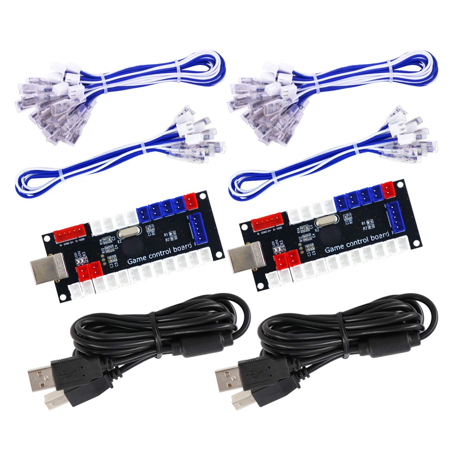Arcade USB Encoder für 2 Spieler Retro Games, HAPP