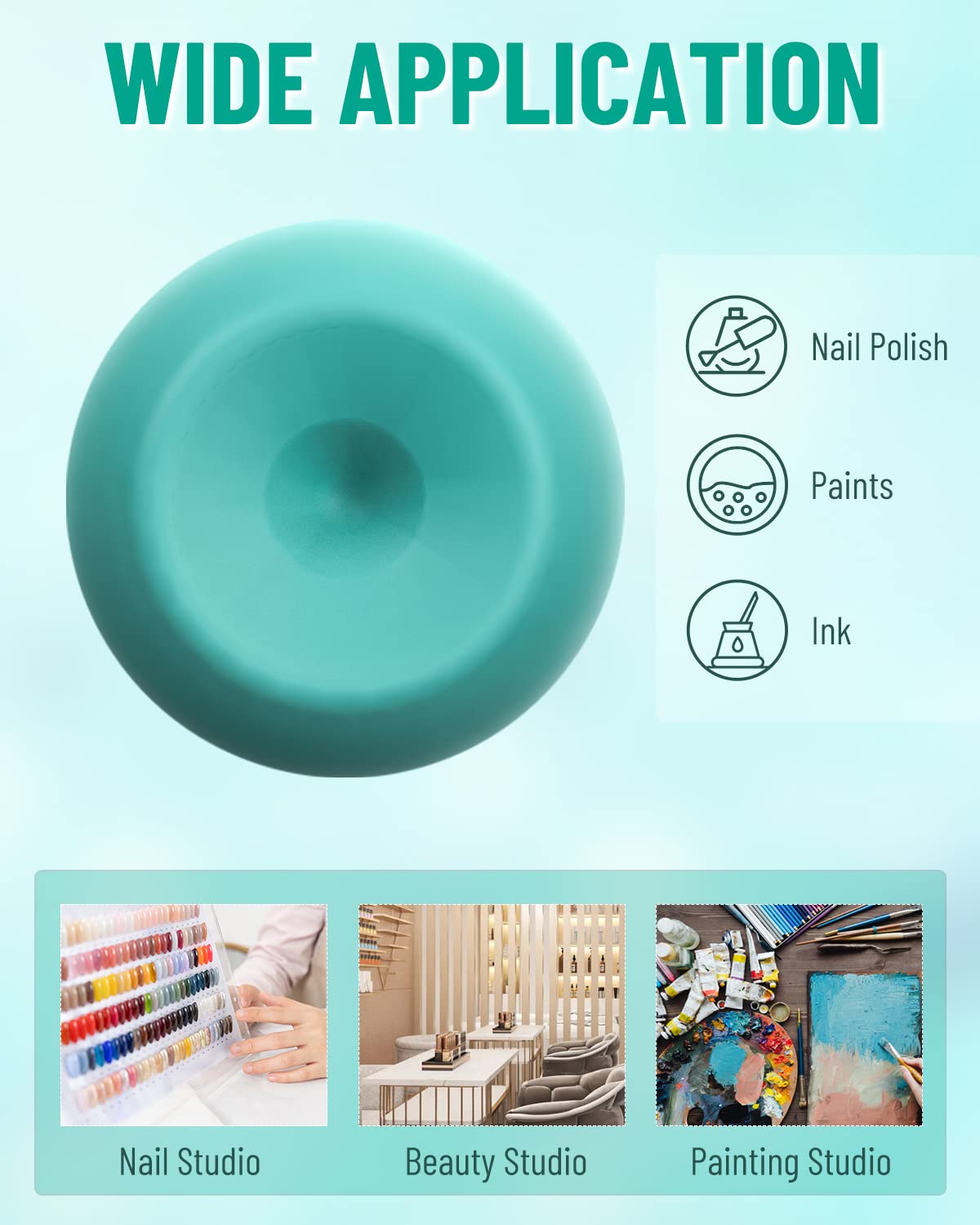 Mini Vortex Mixer Schüttler 3000 U/min für Farben und Kleber, Grün