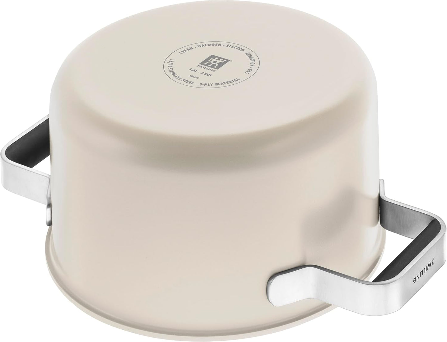 Kochtopfset Pure, 5-teilig, Elfenbein-weiss