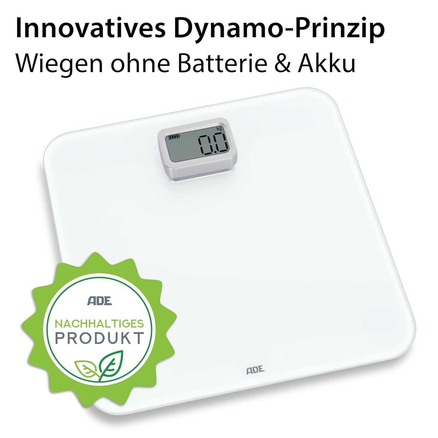 Digitale Personenwaage - BE2208, Weiss eco