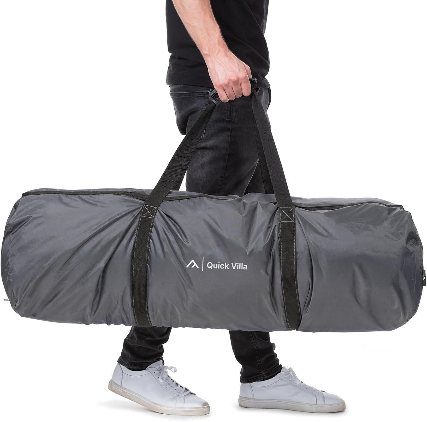 Familienzelt mit Quick-Up Schnellaufbau-System, Stoneblue - 5 Personen