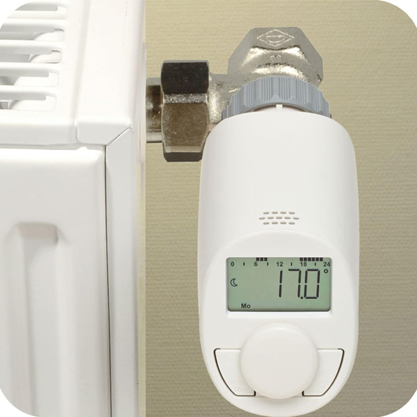 3er Set Elektronik-Heizkörperthermostat, 3er-Set