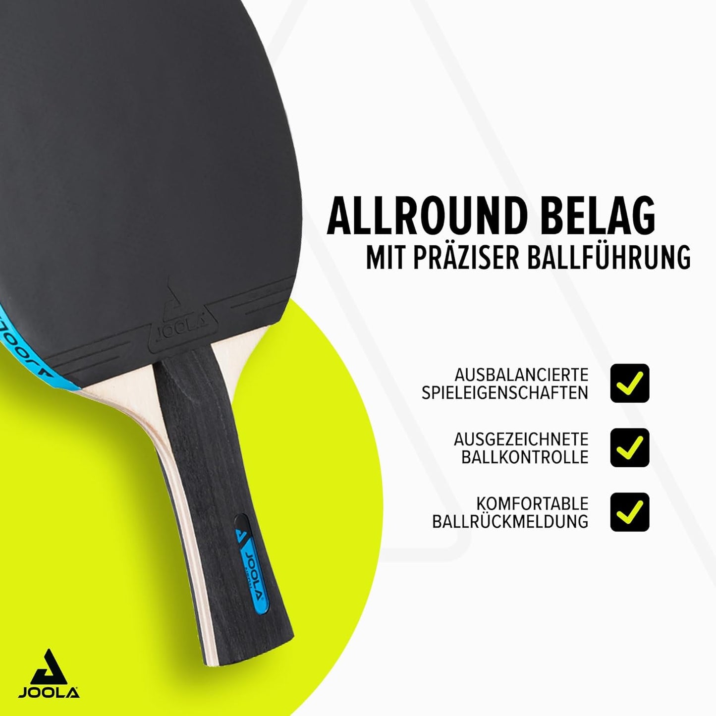Tischtennis-Set mit Schlägern & Bällen (inkl. Tasche), NEON