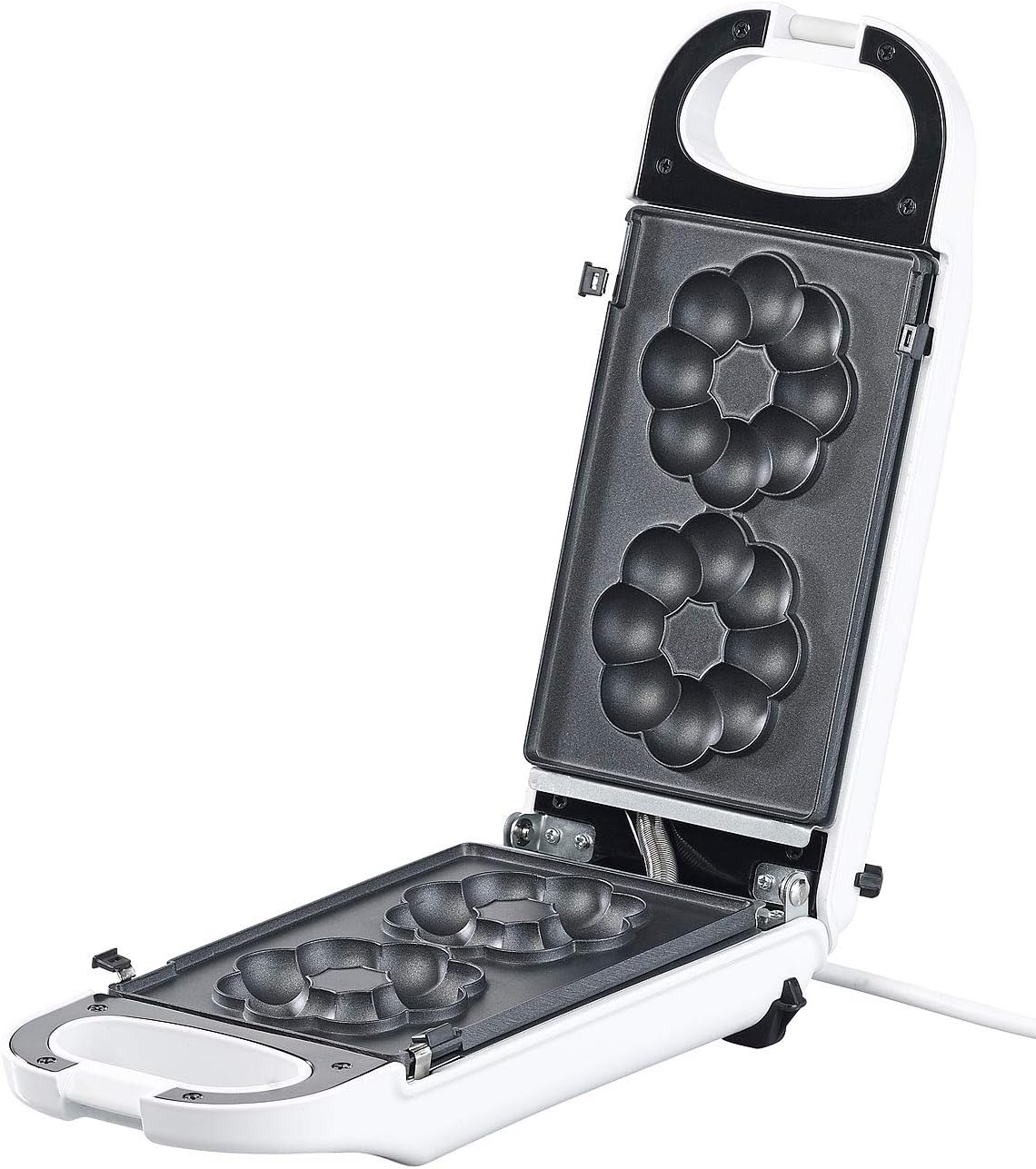 6in1 Snack-Maker mit Wechselplatten, Auswechselbare Formen
