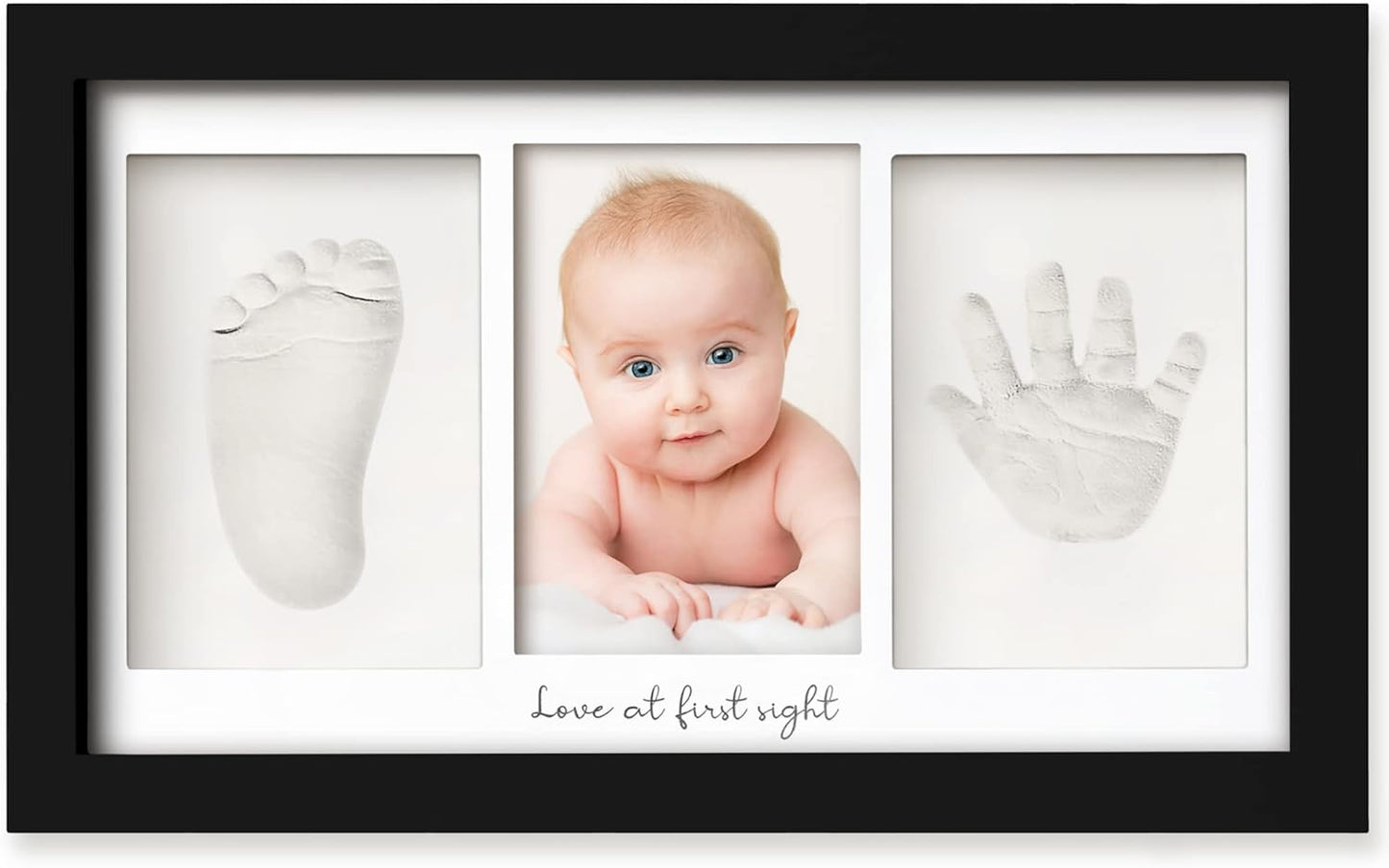 Hand- und Fussabdruck-Set, Onyx Black Duo, 33cm x 20cm