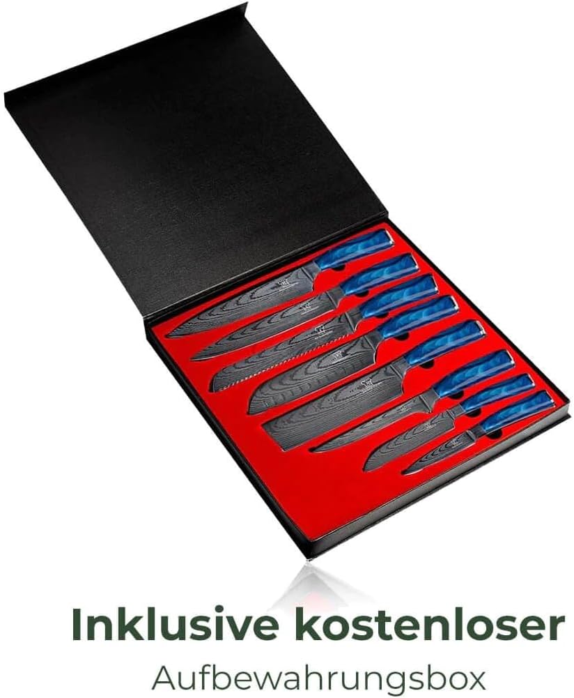 8-teiliges Messerset mit Messerblock, Bundle Shiburu